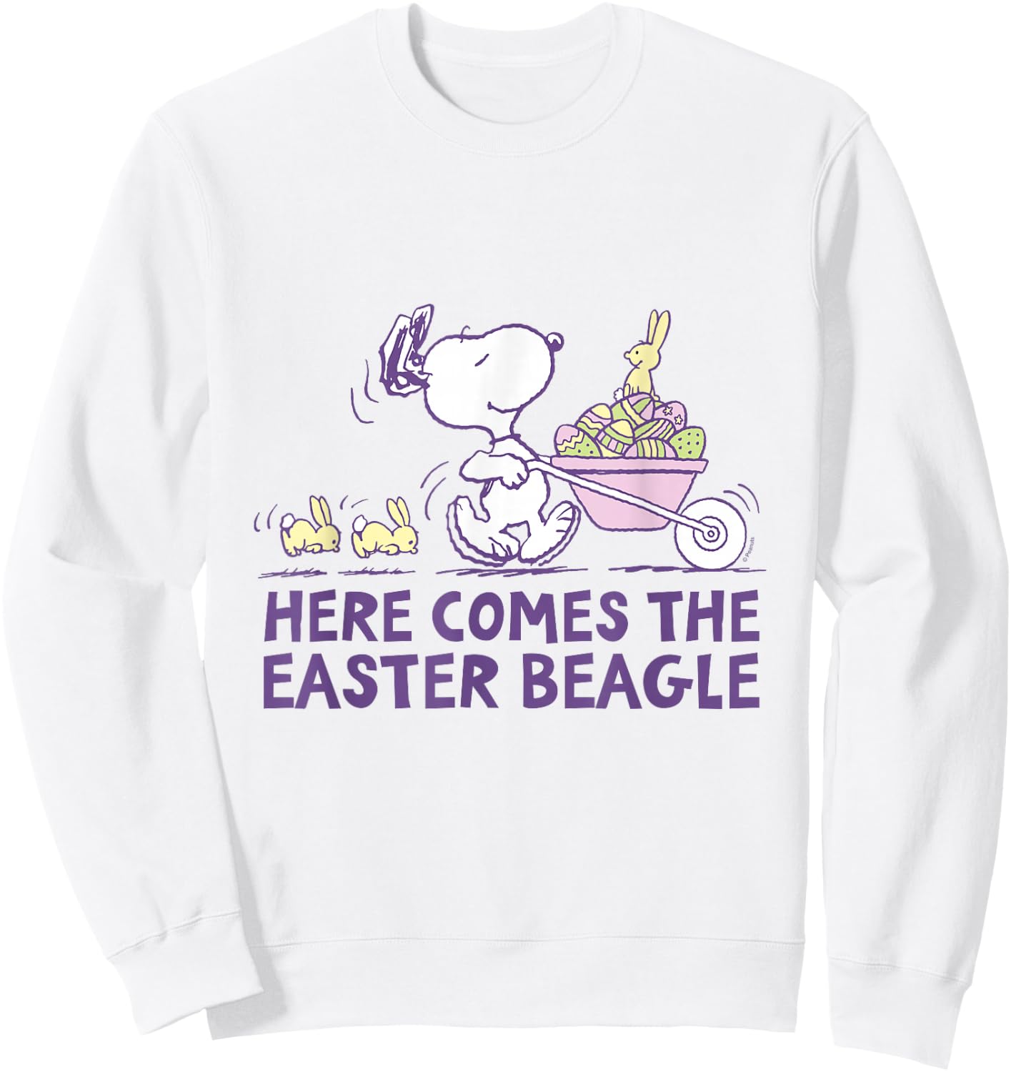 Peanuts - Snoopy Here Comes The Easter Beagle Sweatshirt - Sweatshirt | White