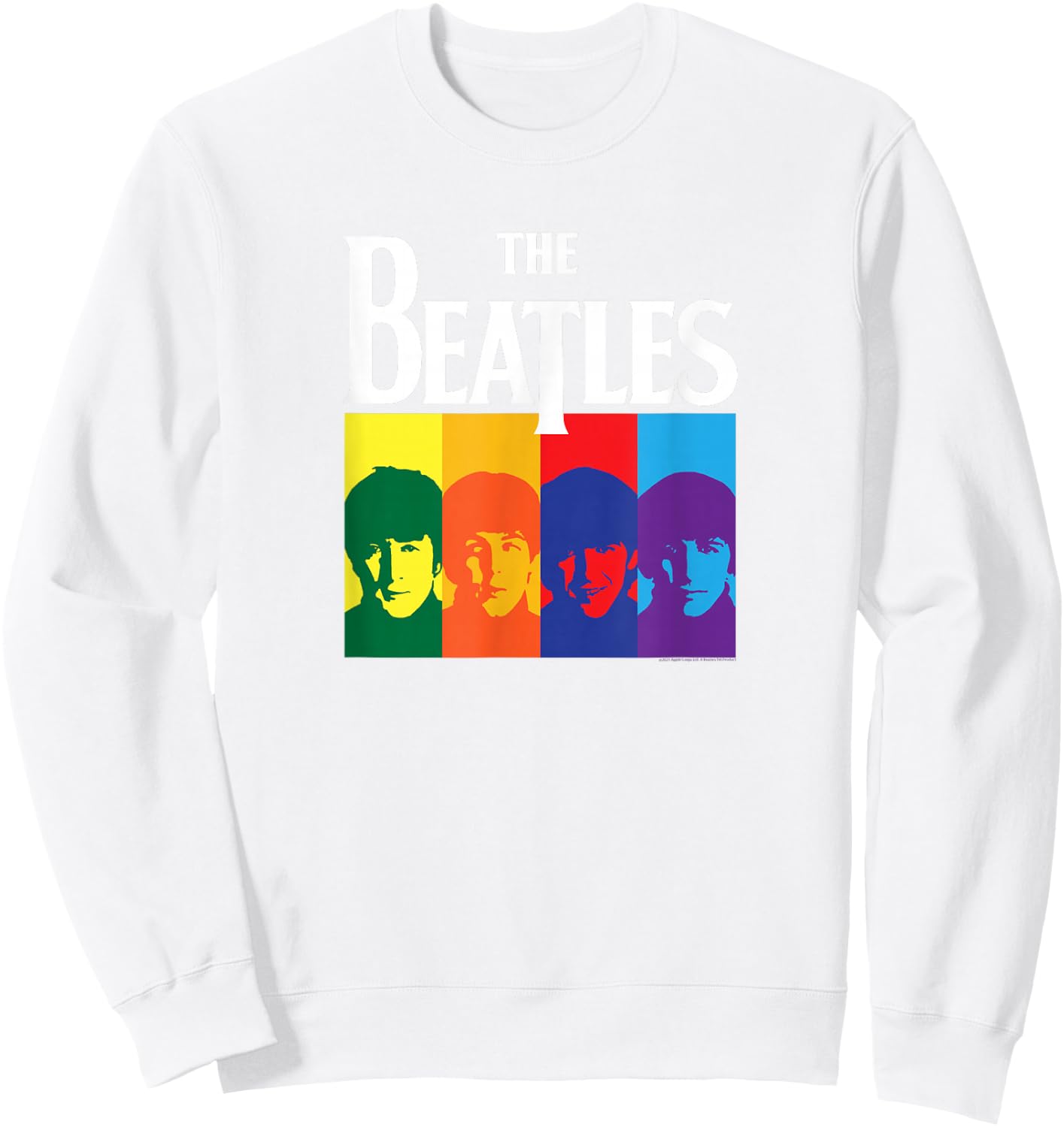 The Beatles - Yellow Submarine Album Colorblock Sweatshirt - Sweatshirt | White