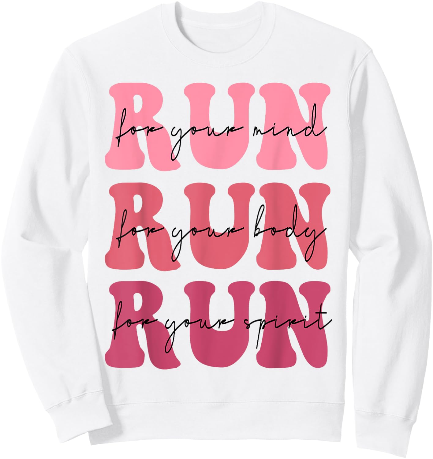 In My Runner Era Groovy Retro Women Running Lover Runner Sweatshirt - Sweatshirt | White