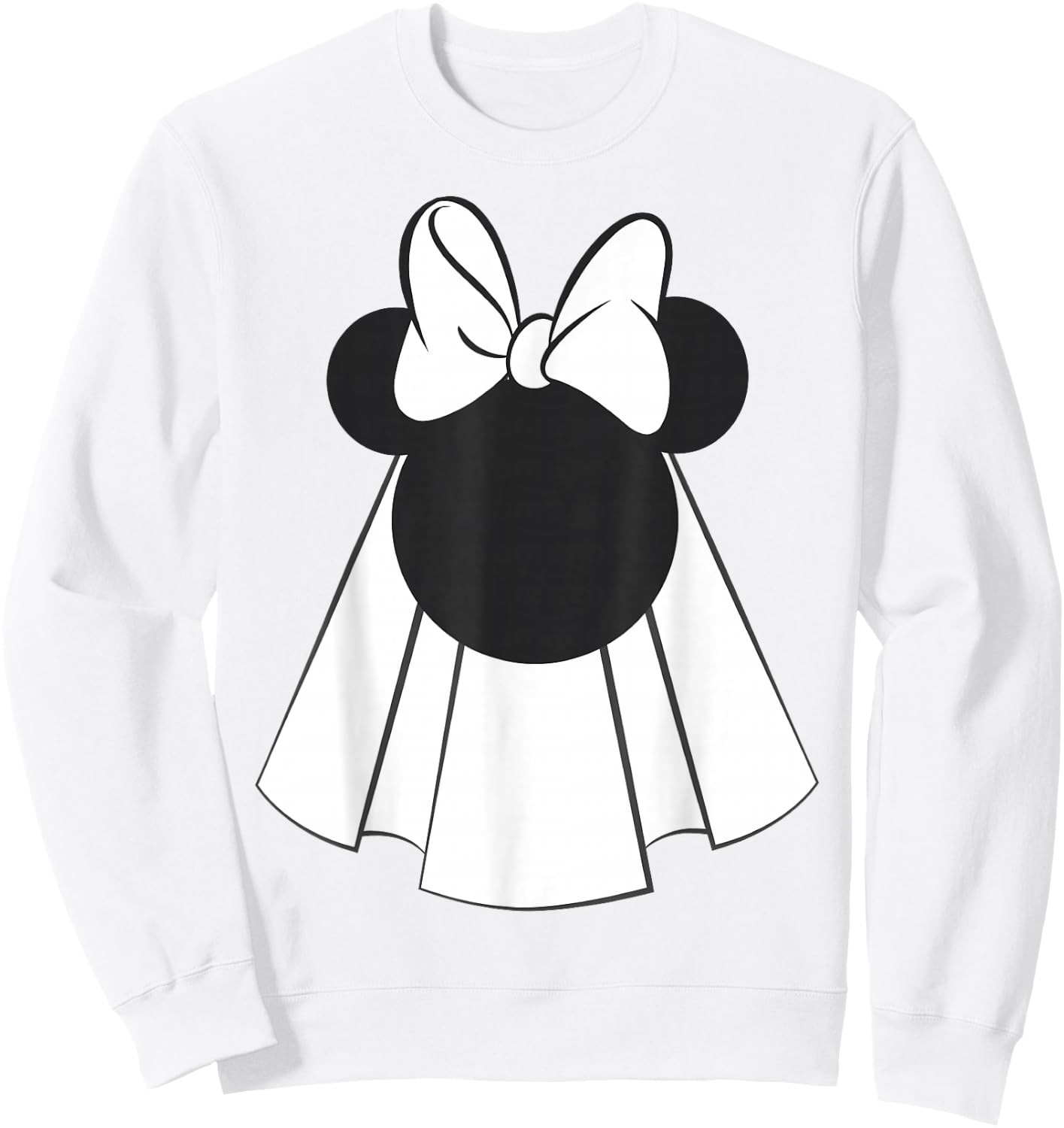 Disney Mickey and Friends Minnie Mouse Bride Sweatshirt - Sweatshirt | White