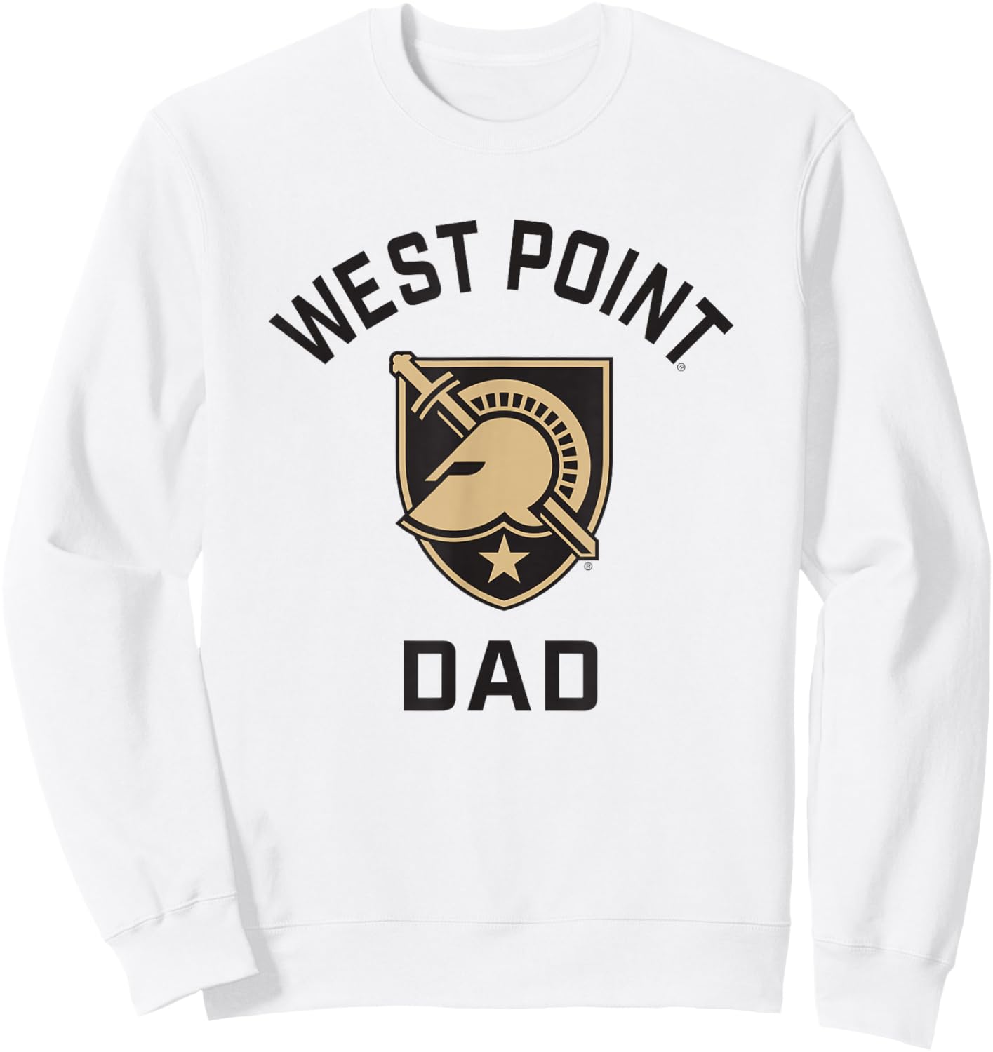 Army West Point Black Knights Arched Dad Sweatshirt - Sweatshirt | White
