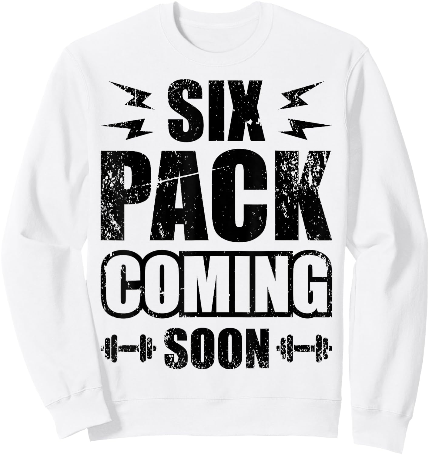 Six Pack Coming Soon Sweatshirt - Sweatshirt | White