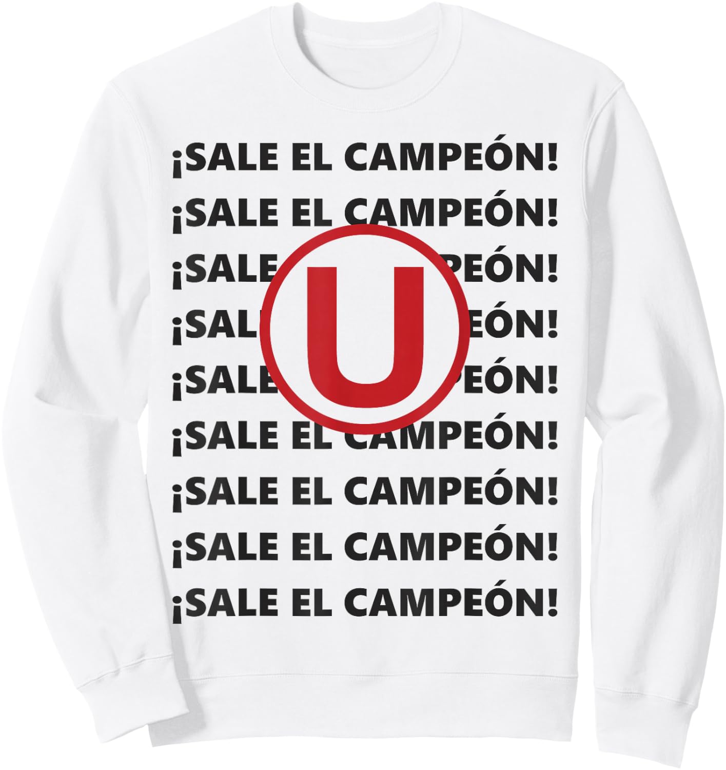 Club Universitario de Deportes Peru Men Monumental Lima La U Sweatshirt - Sweatshirt | White