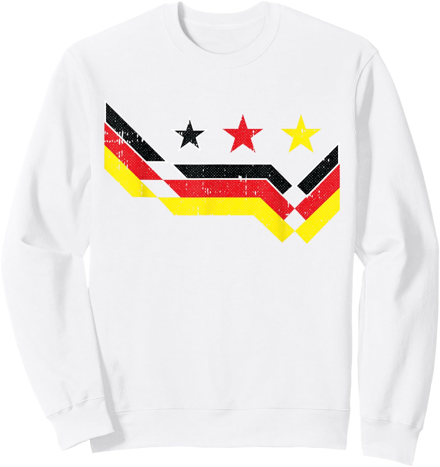 German Soccer Deutschland Germany Retro Sports Lover Fan Sweatshirt - Sweatshirt | White
