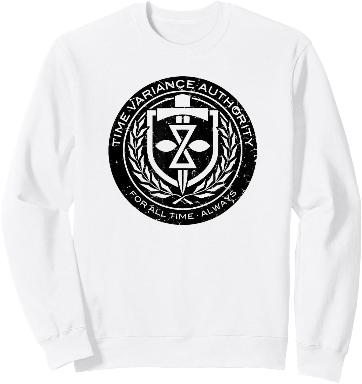 Marvel Loki Time Variance Authority Badge Sweatshirt - Sweatshirt | White