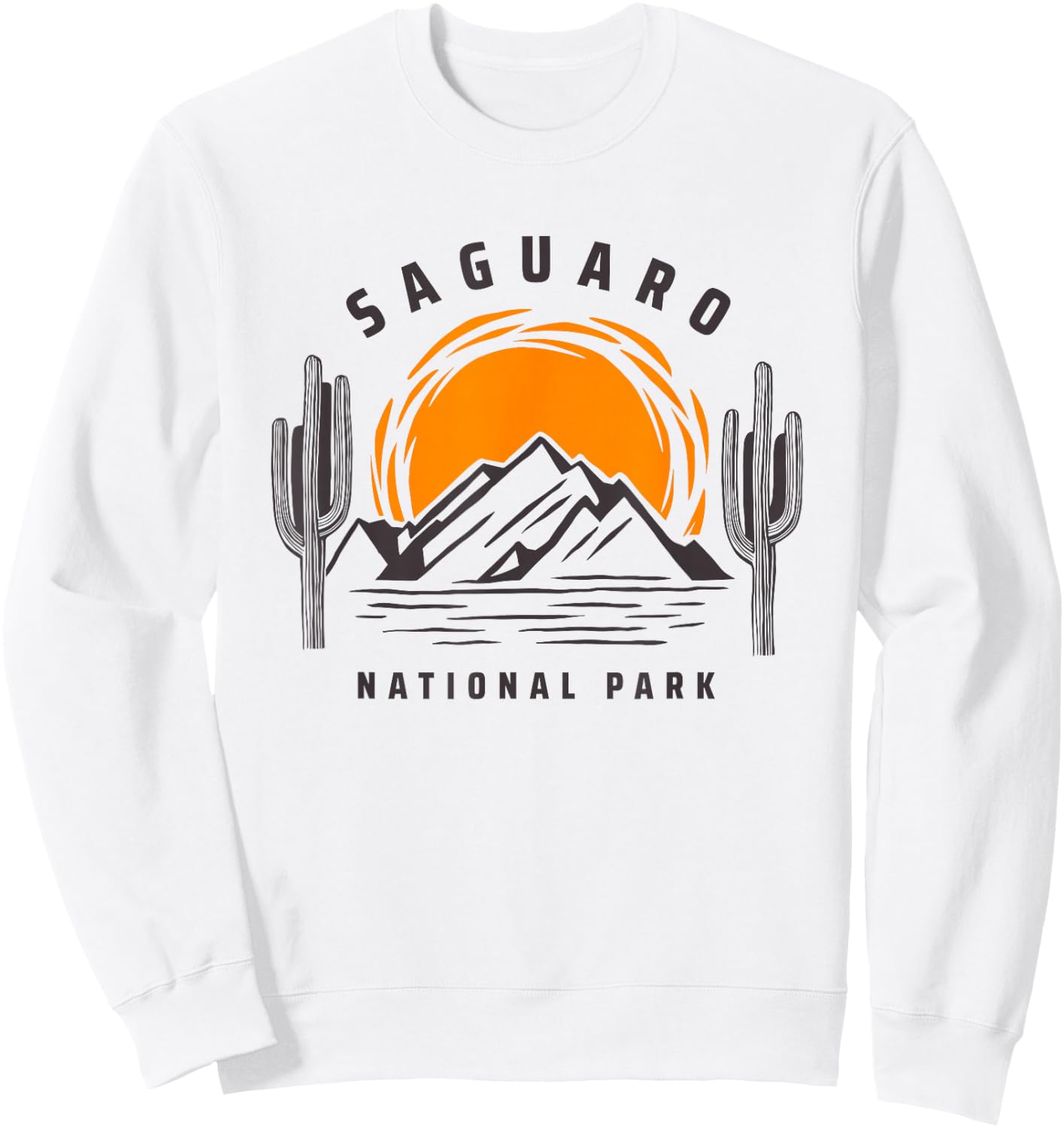 Saguaro National Park Cactus Tucson Arizona Vintage Sweatshirt - Sweatshirt | White