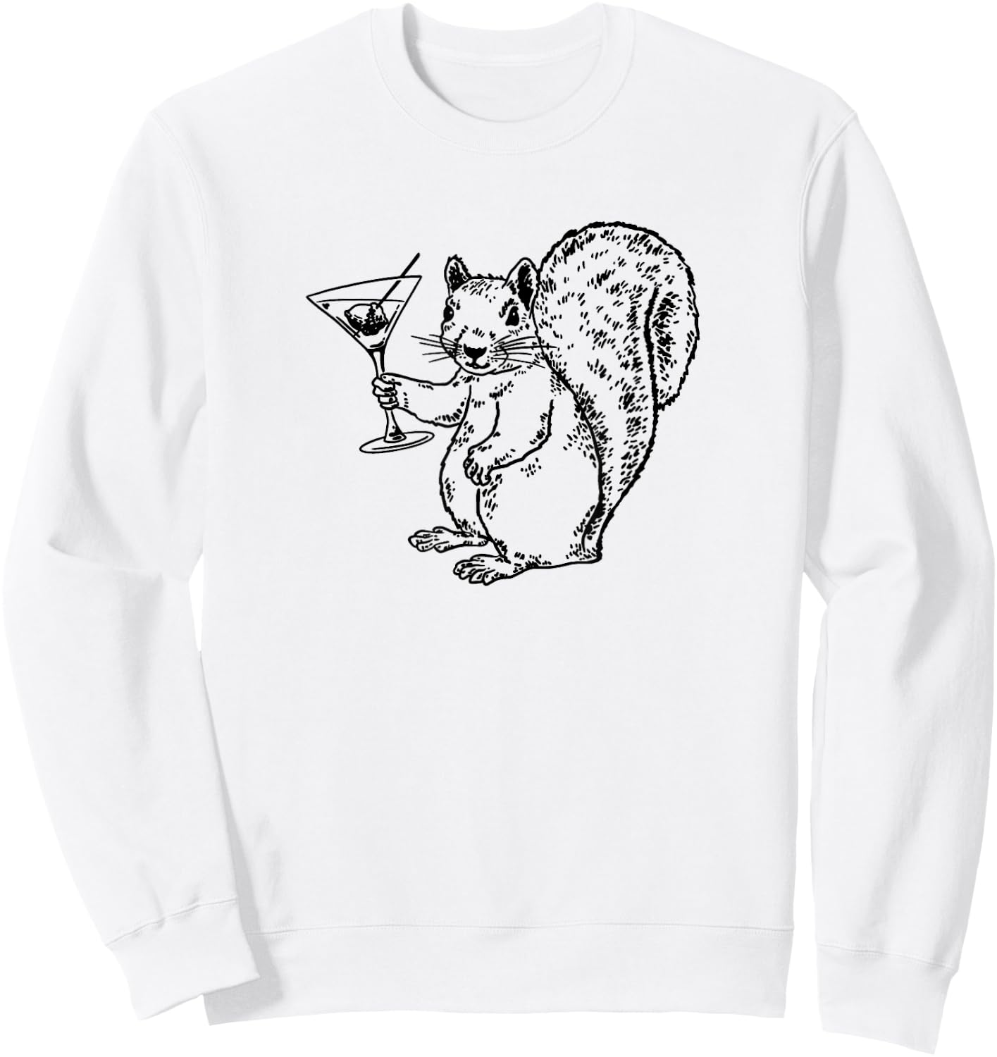 NPR Planet Money Squirrel Sweatshirt - Sweatshirt | White