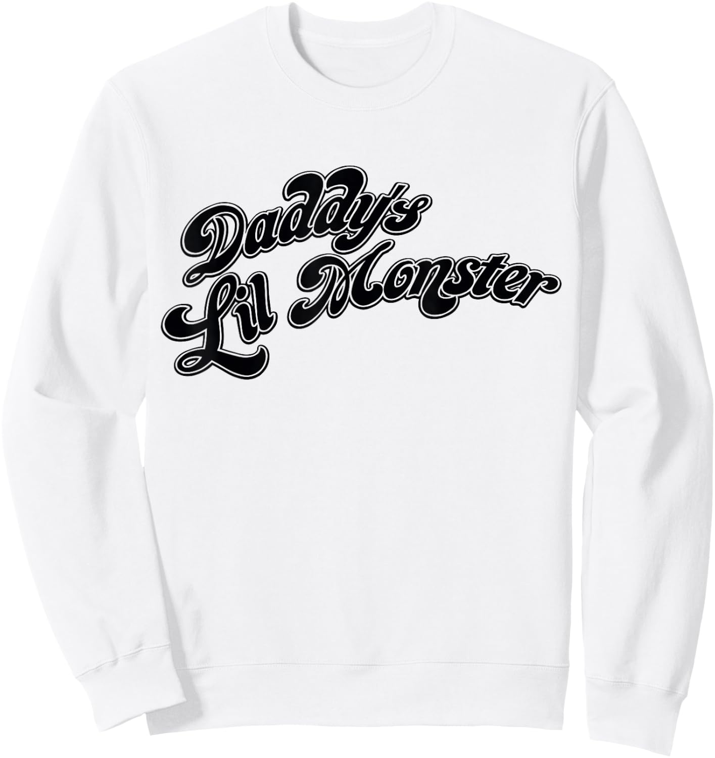 DC Suicide Squad Harley Quinn Daddys Lil Monster Sweatshirt - Sweatshirt | White