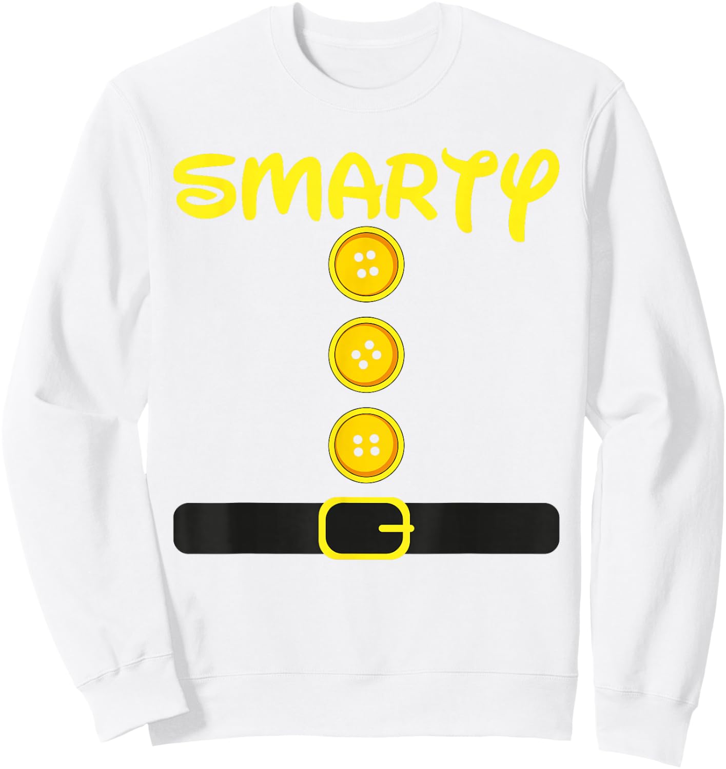 Smarty Dwarf Halloween Group Costume Color Matching Family Sweatshirt - Sweatshirt | White