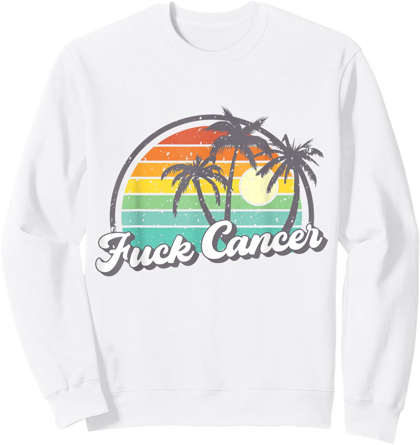 Fuckcancer Sweatshirt - Sweatshirt | White