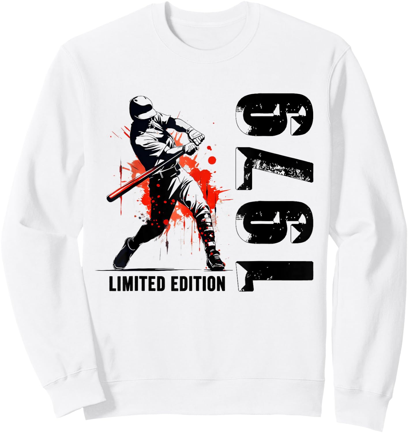 45th Birthday Baseball Limited Edition 1979 45 Years Old Sweatshirt - Sweatshirt | White