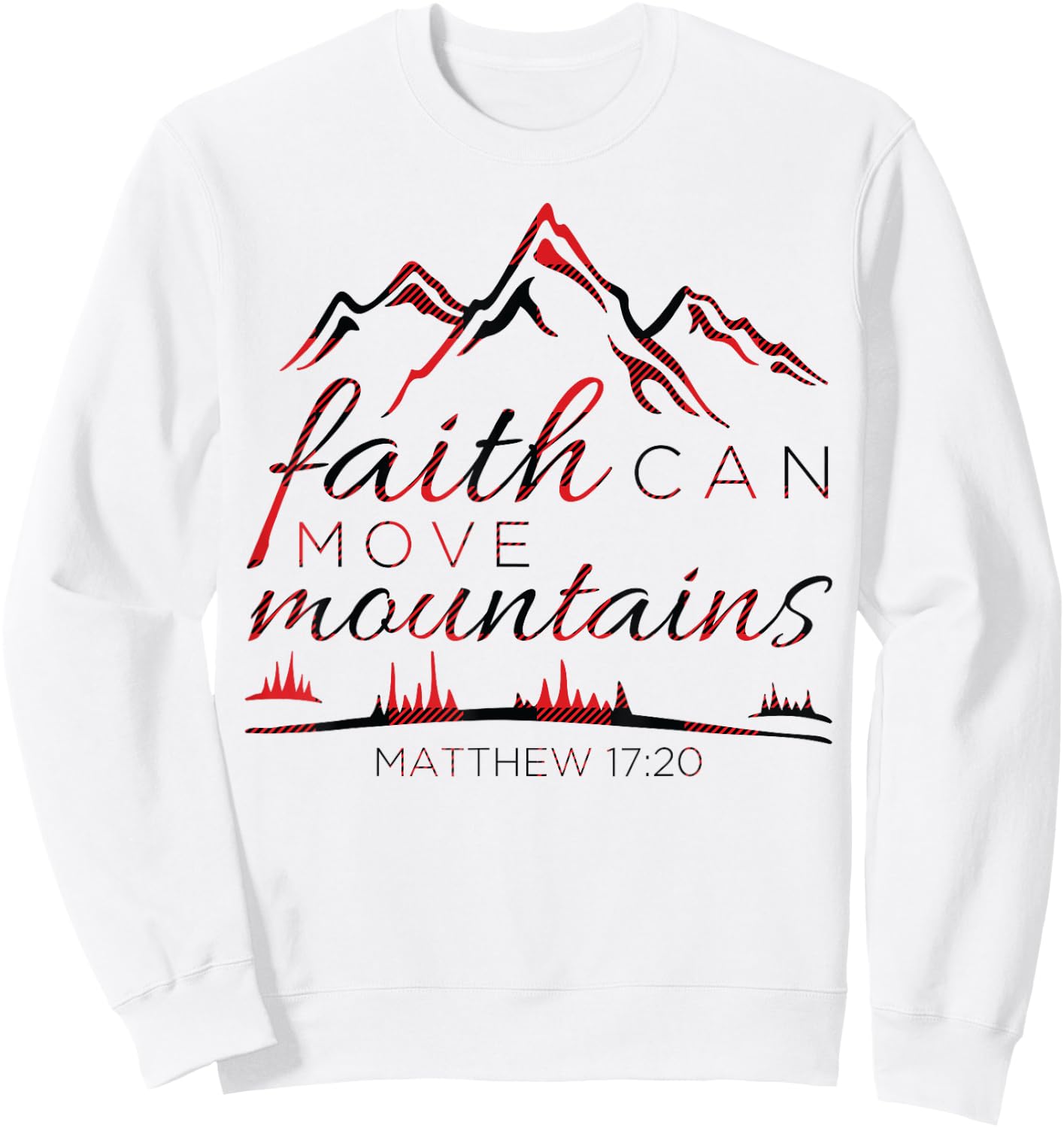 Christian Faith Religious Bible Verse Gifts Women Teen Girls Sweatshirt - Sweatshirt | White
