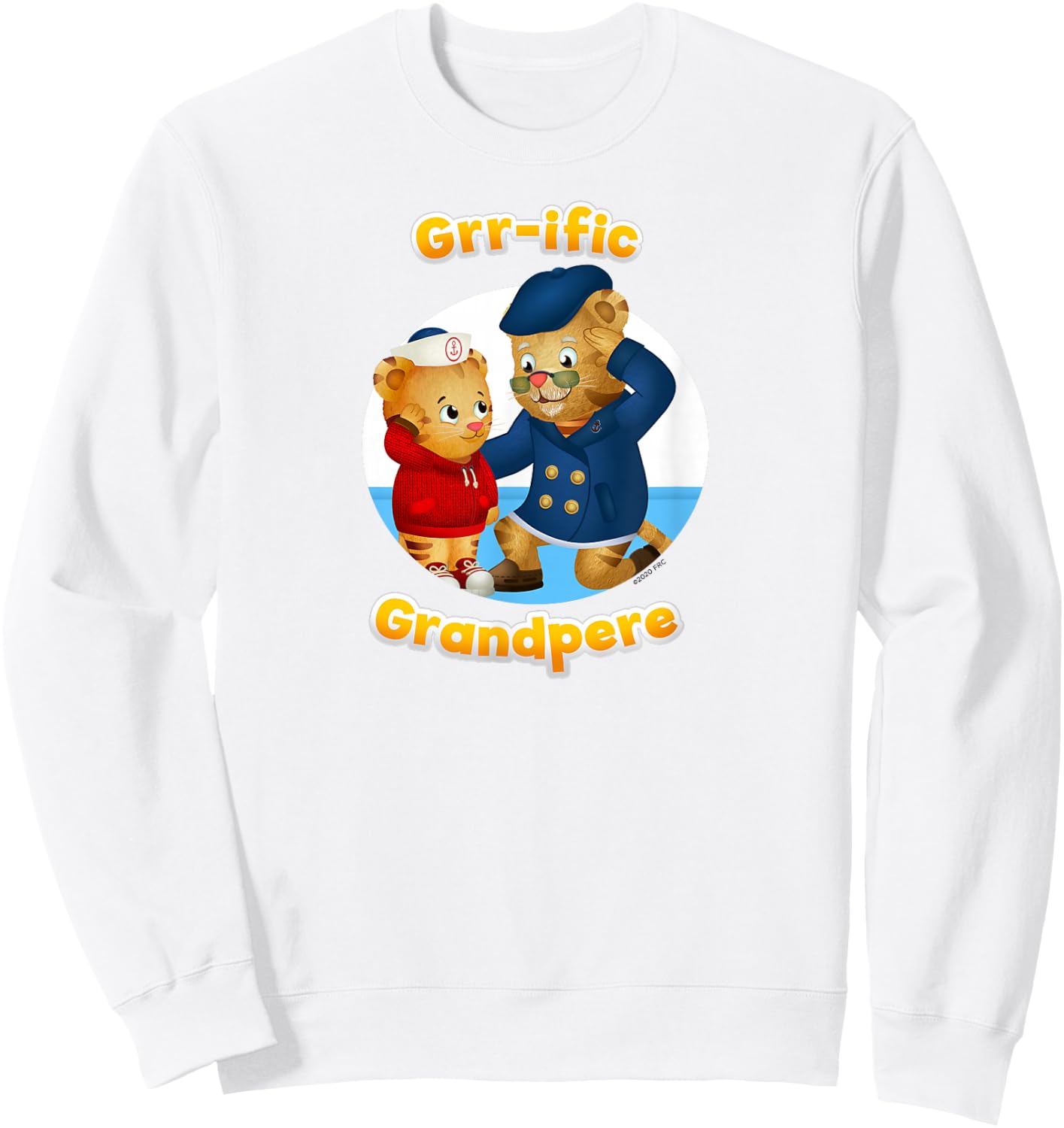 Daniel Tiger's Neighborhood: Grr-ific Grandpere Sweatshirt - Sweatshirt | White