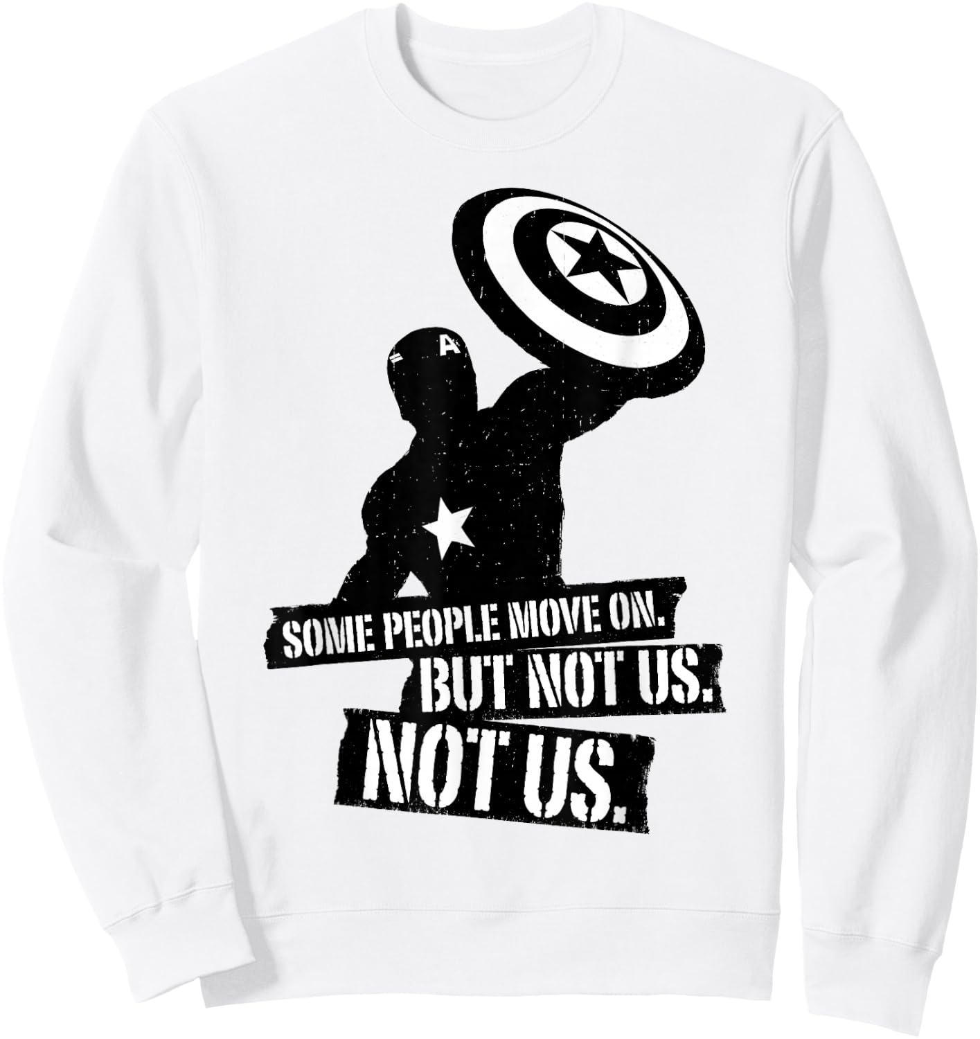 Marvel Avengers: Endgame Captain America Not Us Sweatshirt - Sweatshirt | White