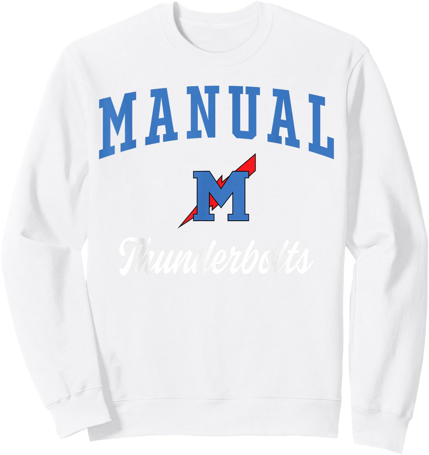 Manual High School Thunderbolts Sweatshirt - Sweatshirt | White