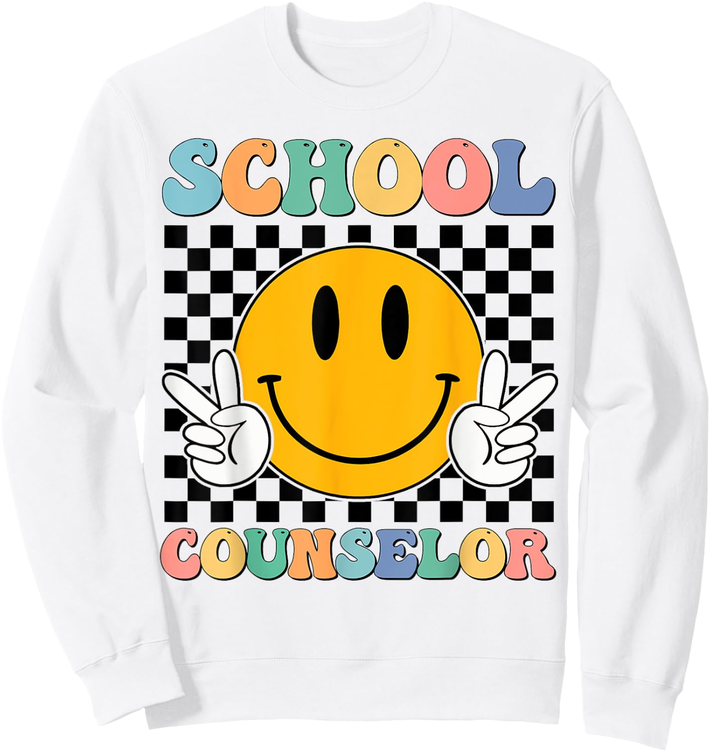 School Counselor Teacher Counseling Office School Guidance Sweatshirt - Sweatshirt | White
