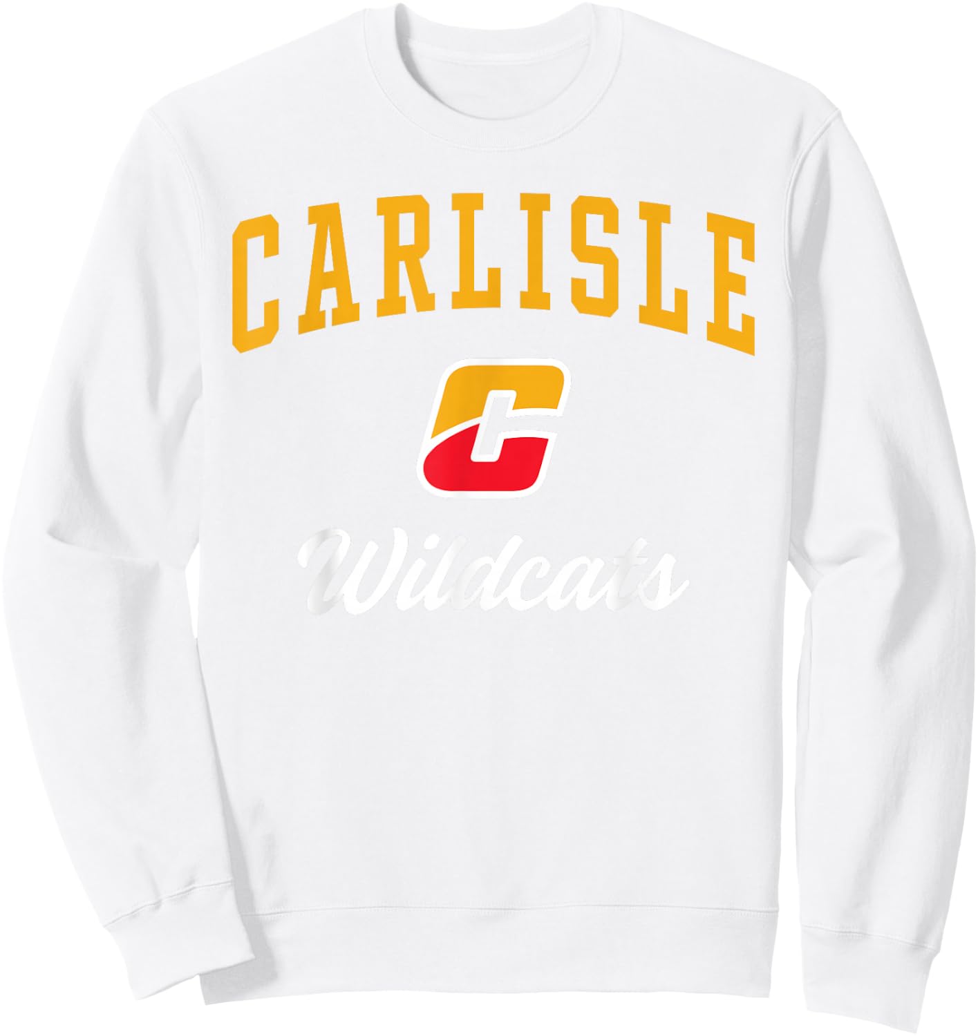 Carlisle High School Wildcats Sweatshirt - Sweatshirt | White