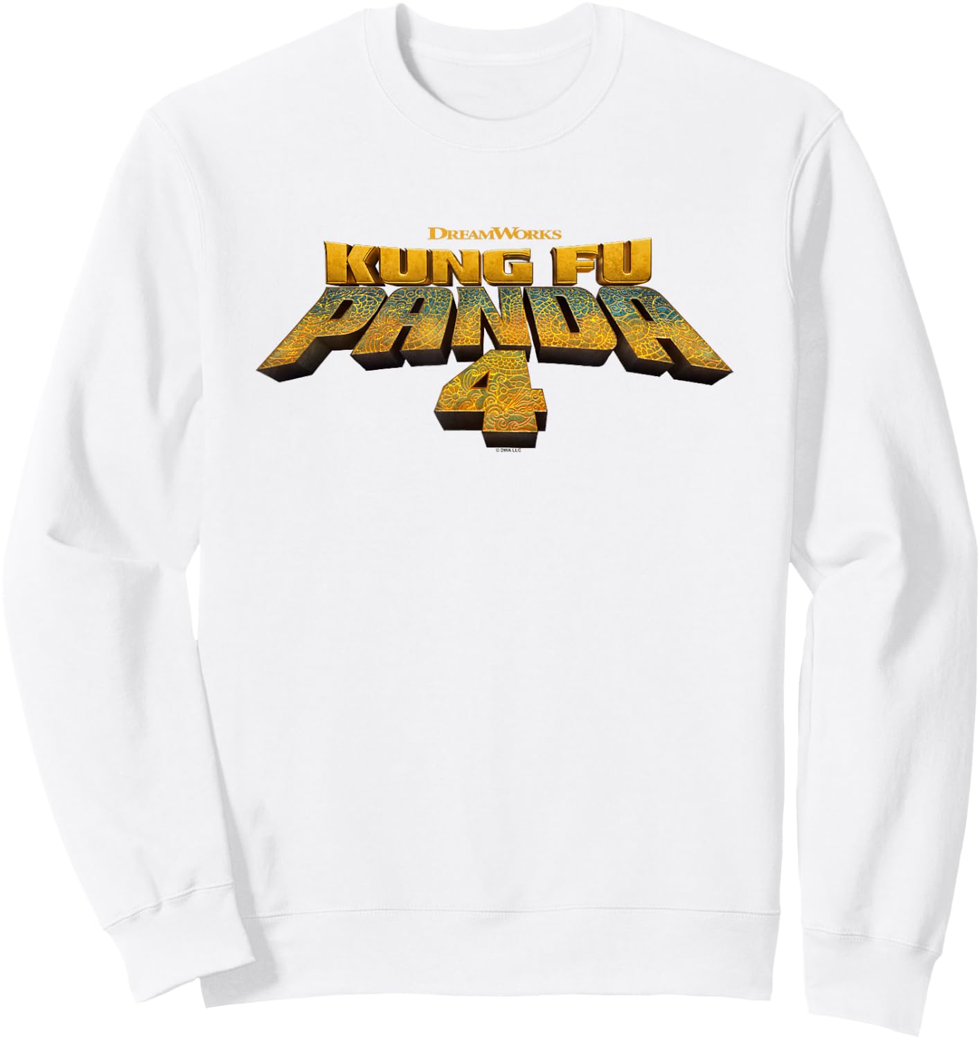 Kung Fu Panda 4 Official Movie Logo Sweatshirt - Sweatshirt | White