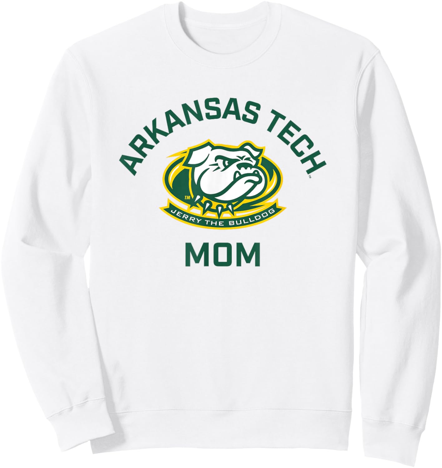Arkansas Tech University ATU Wonder Boys Arched Mom Sweatshirt - Sweatshirt | White