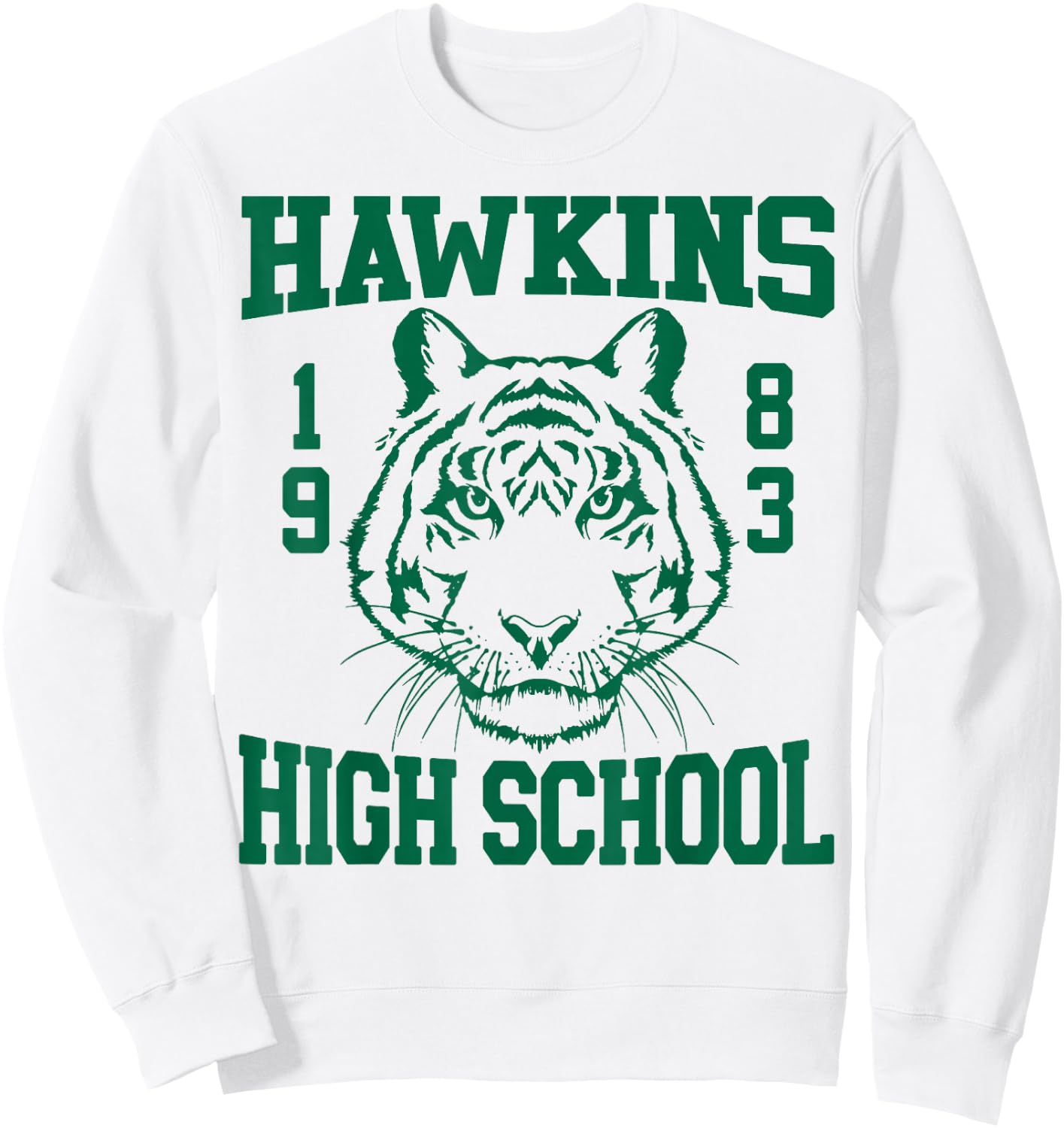 Netflix Stranger Things Hawkins High School 1983 Sweatshirt - Sweatshirt | White