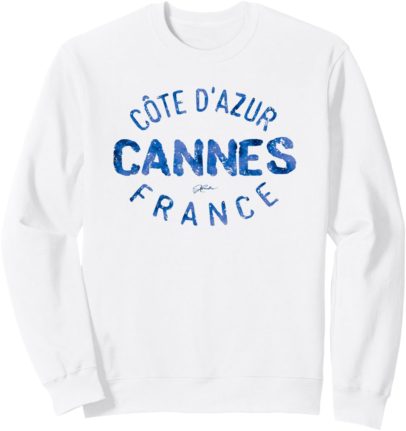 JCombs: Cannes, French Riviera, France Sweatshirt - Sweatshirt | White
