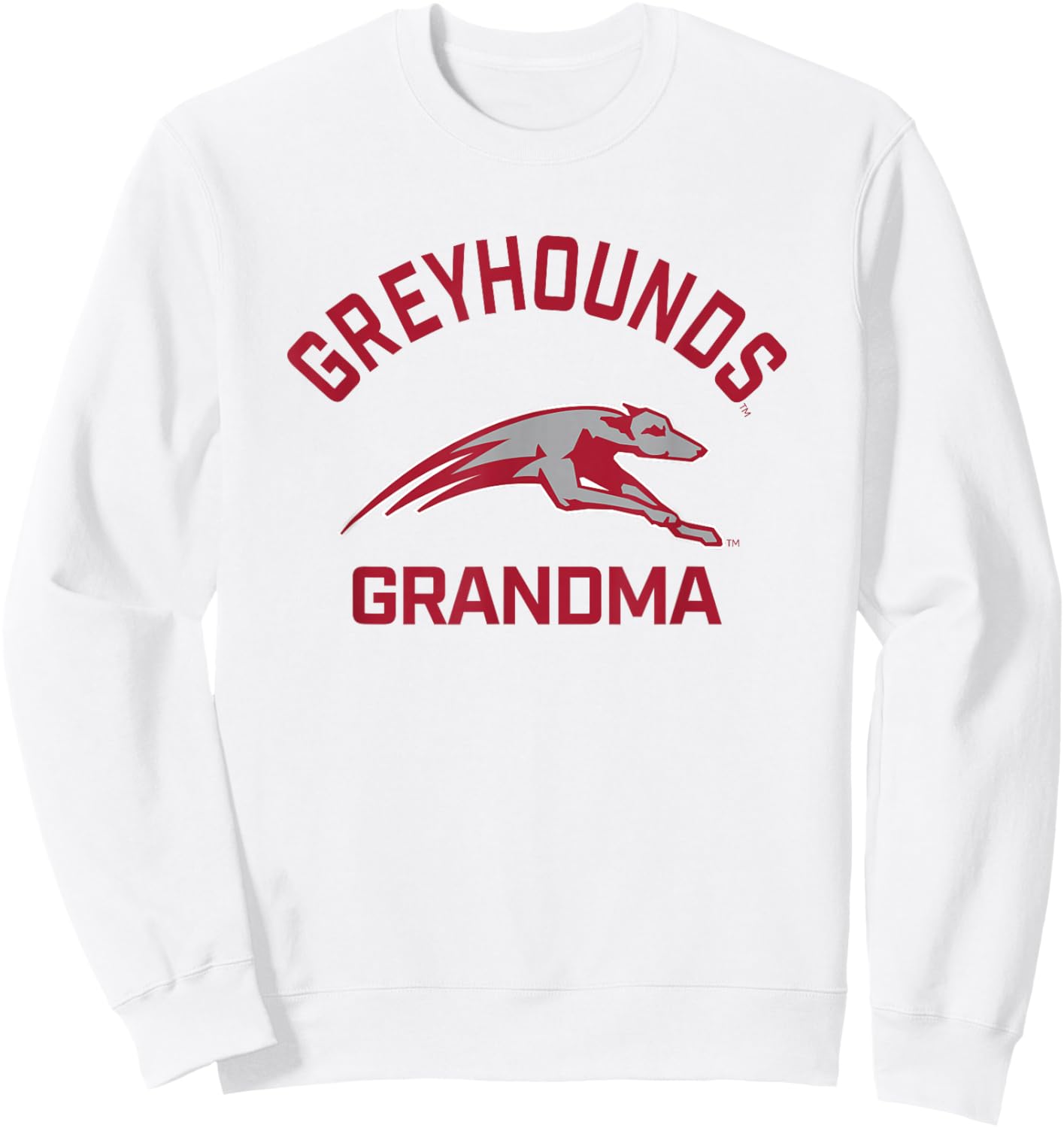University of Indianapolis UIndy Greyhounds Arched Grandma Sweatshirt - Sweatshirt | White