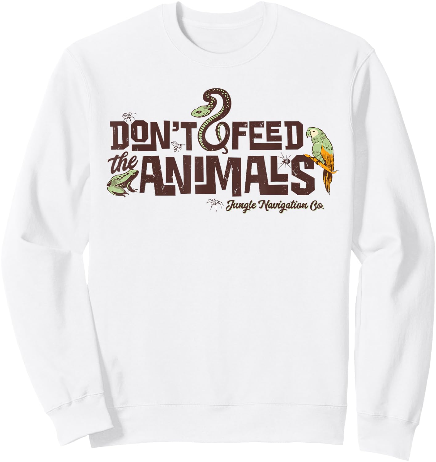 Disney Jungle Cruise Don't Feed The Animals Sweatshirt - Sweatshirt | White