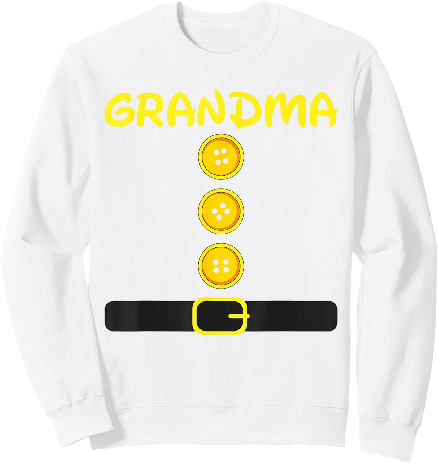 Grandma Dwarf Halloween Family Group Color Matching Costume Sweatshirt - Sweatshirt | White