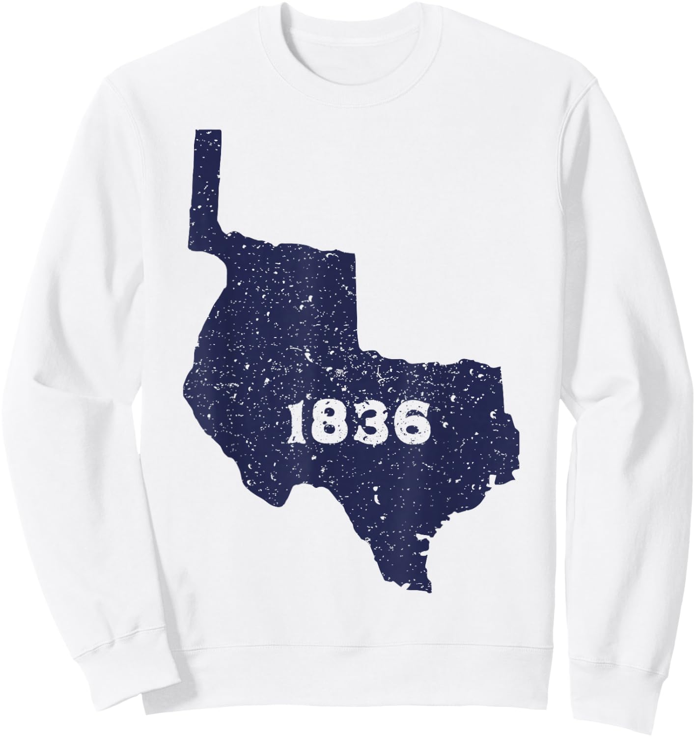 Republic of Texas 1836 History Vintage Sweatshirt - Sweatshirt | White