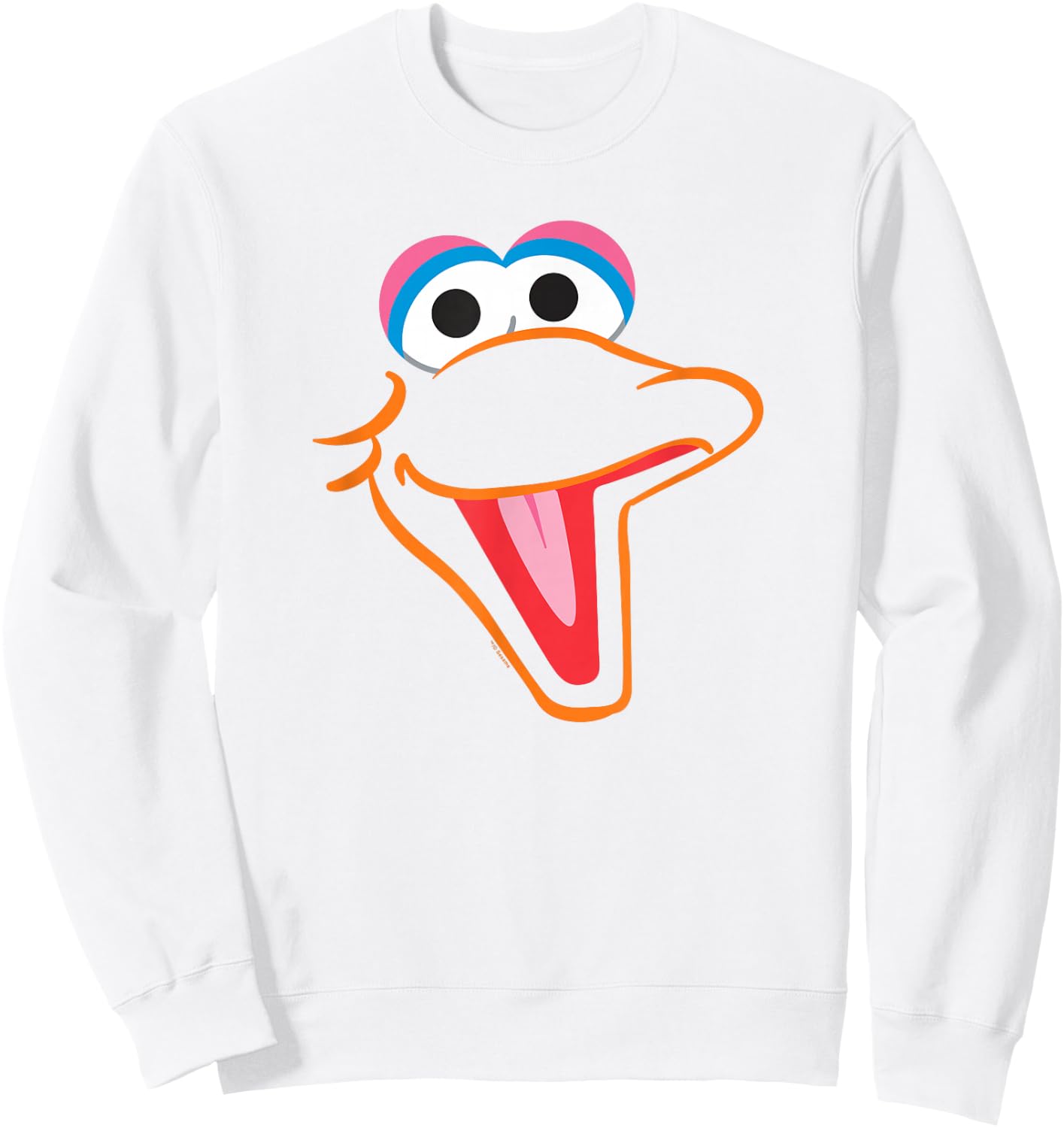 Sesame Street Big Bird Face Halloween Costume Sweatshirt - Sweatshirt | White