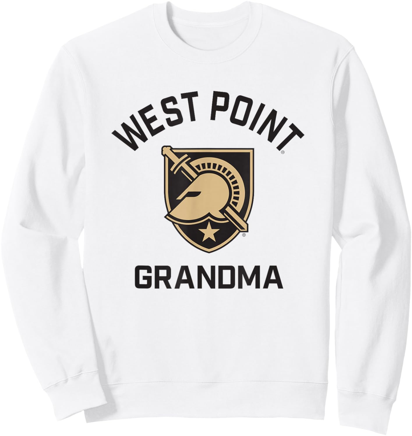 Army West Point Black Knights Arched Grandma Sweatshirt - Sweatshirt | White