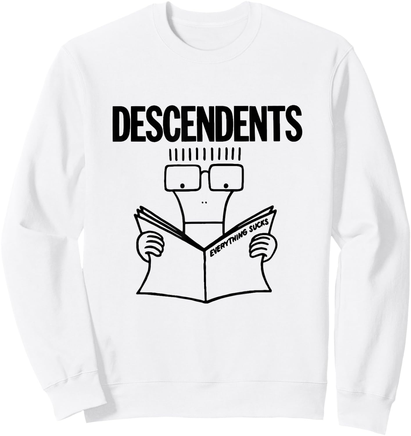 Descendents - Official Merchandise - Everything Sucks Sweatshirt - Sweatshirt | White