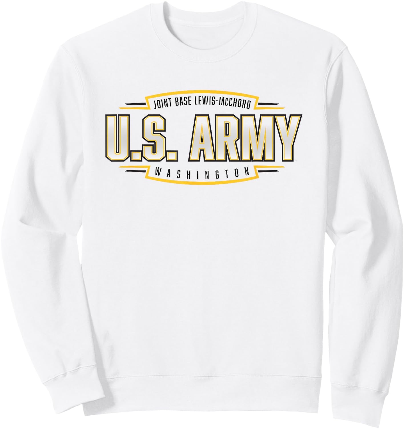 Joint Base Lewis-McChord United States Army Military Sweatshirt - Sweatshirt | White