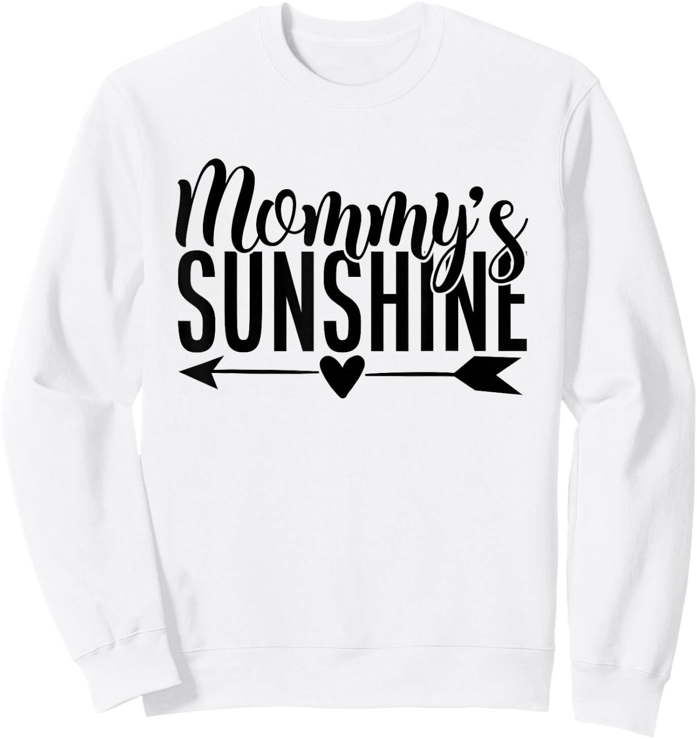 Mommy's Sunshine Cute Mother's Day Family Baby Sweatshirt - Sweatshirt | White
