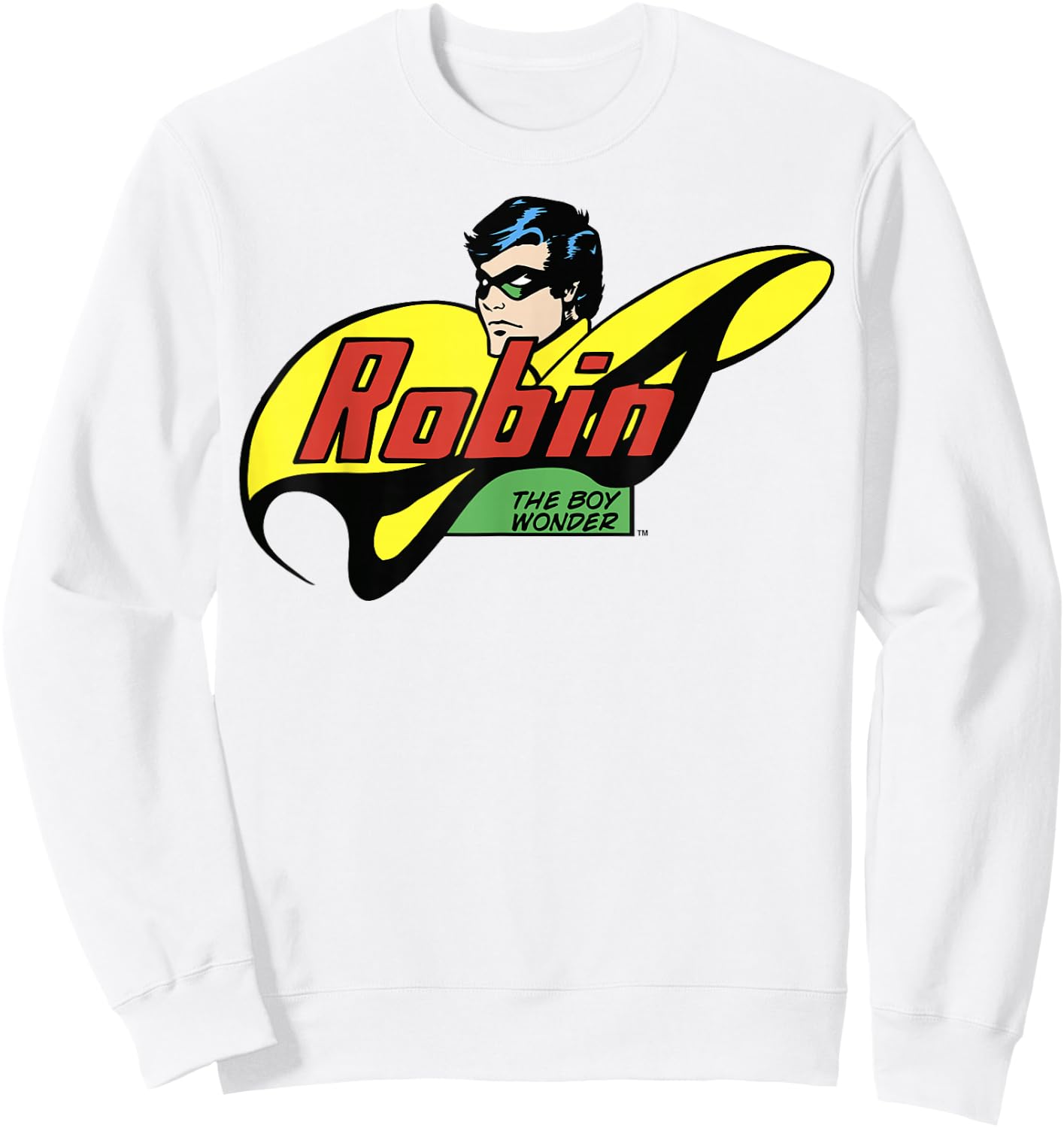 DC Comics Robin The Boy Wonder Comic Sweatshirt - Sweatshirt | White