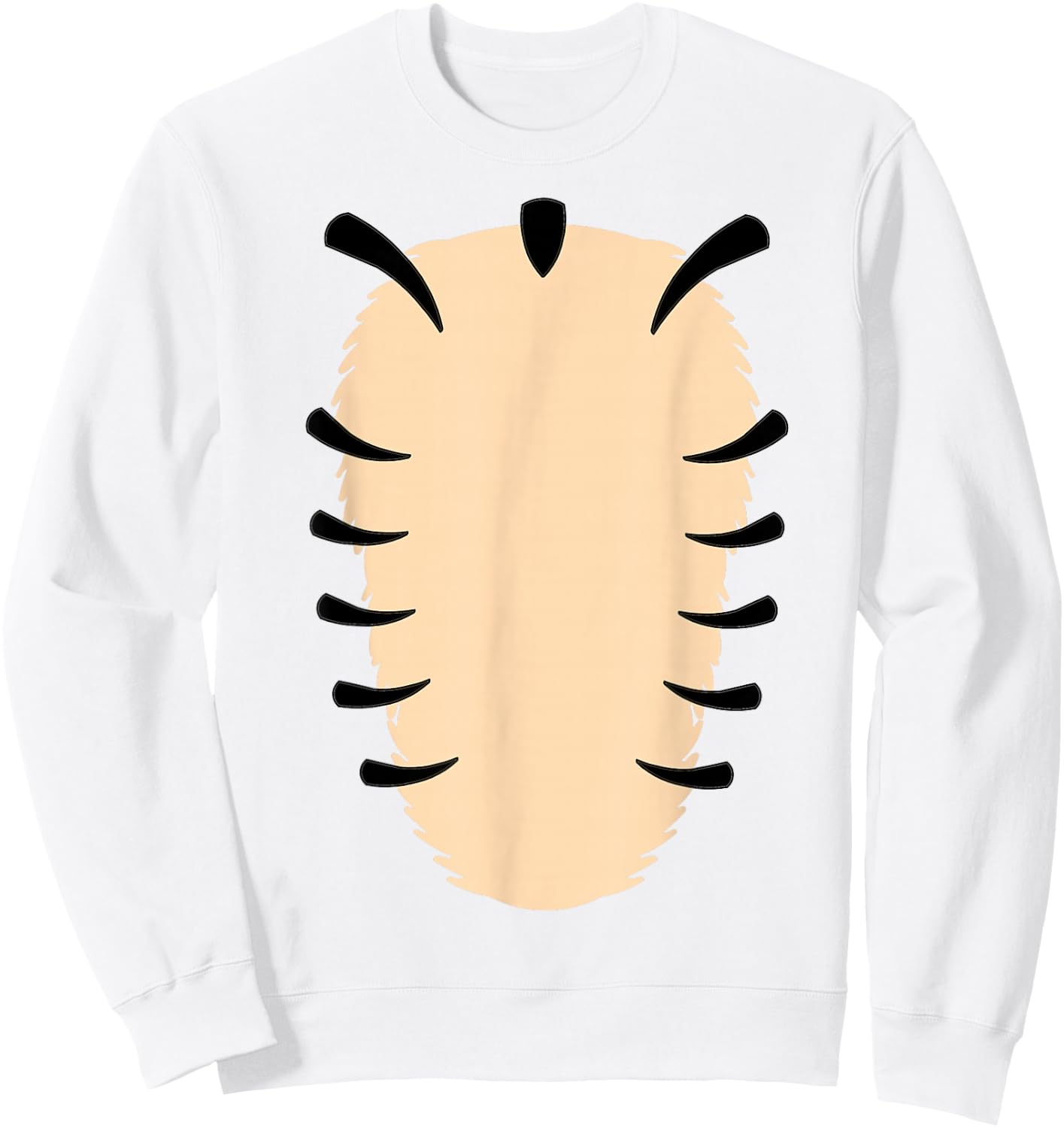tigerfamily tigee Orange Adult Tiger Costume Adult Women Sweatshirt - Sweatshirt | White