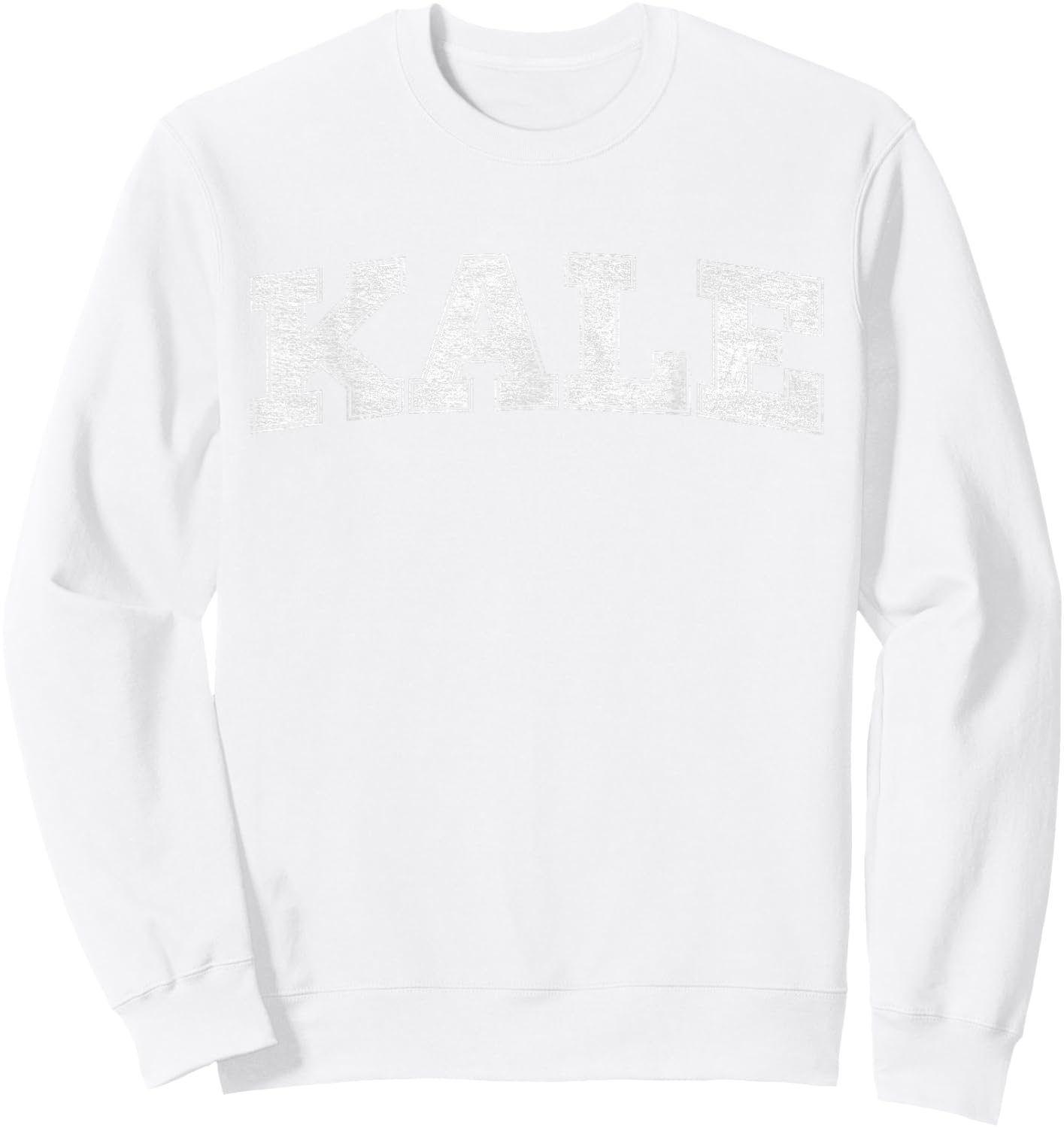 Kale University Leafy Greens Organic Gardener Go Vegan Sweatshirt - Sweatshirt | White