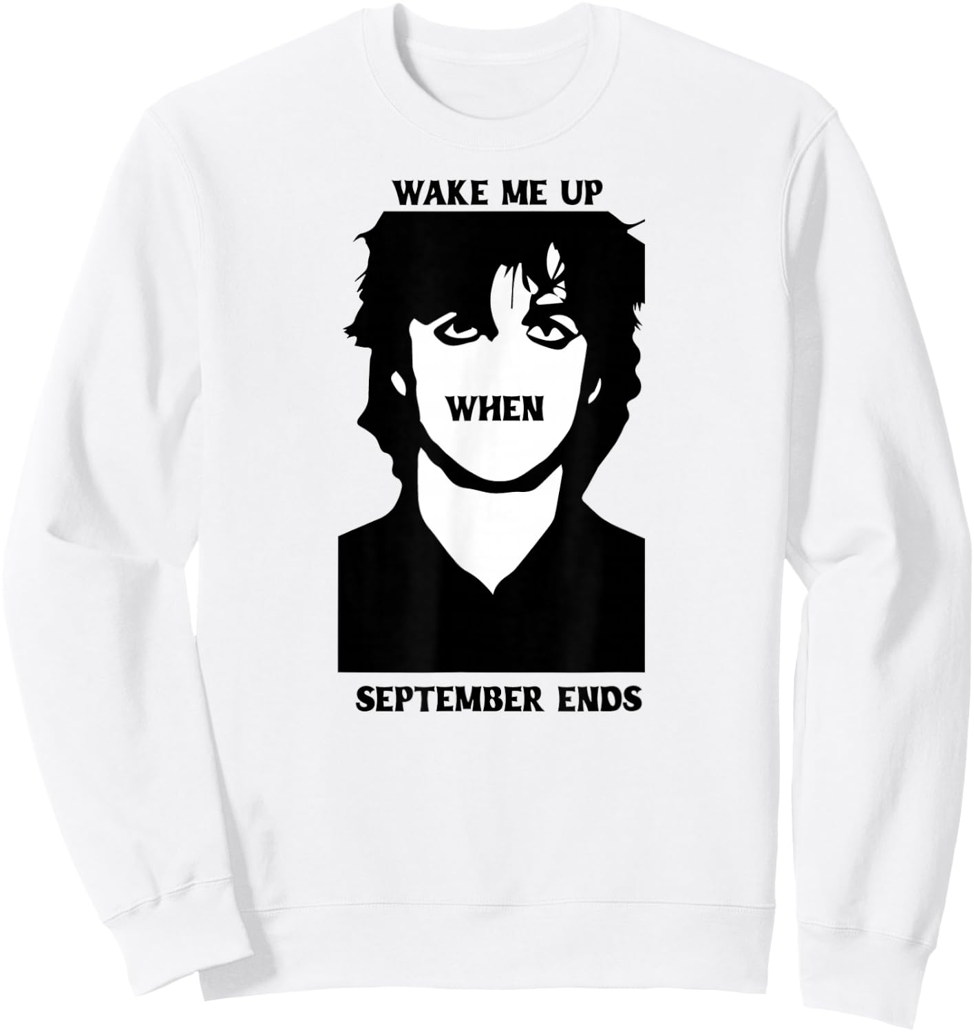 Wake Me Up When September Ends Sweatshirt - Sweatshirt | White