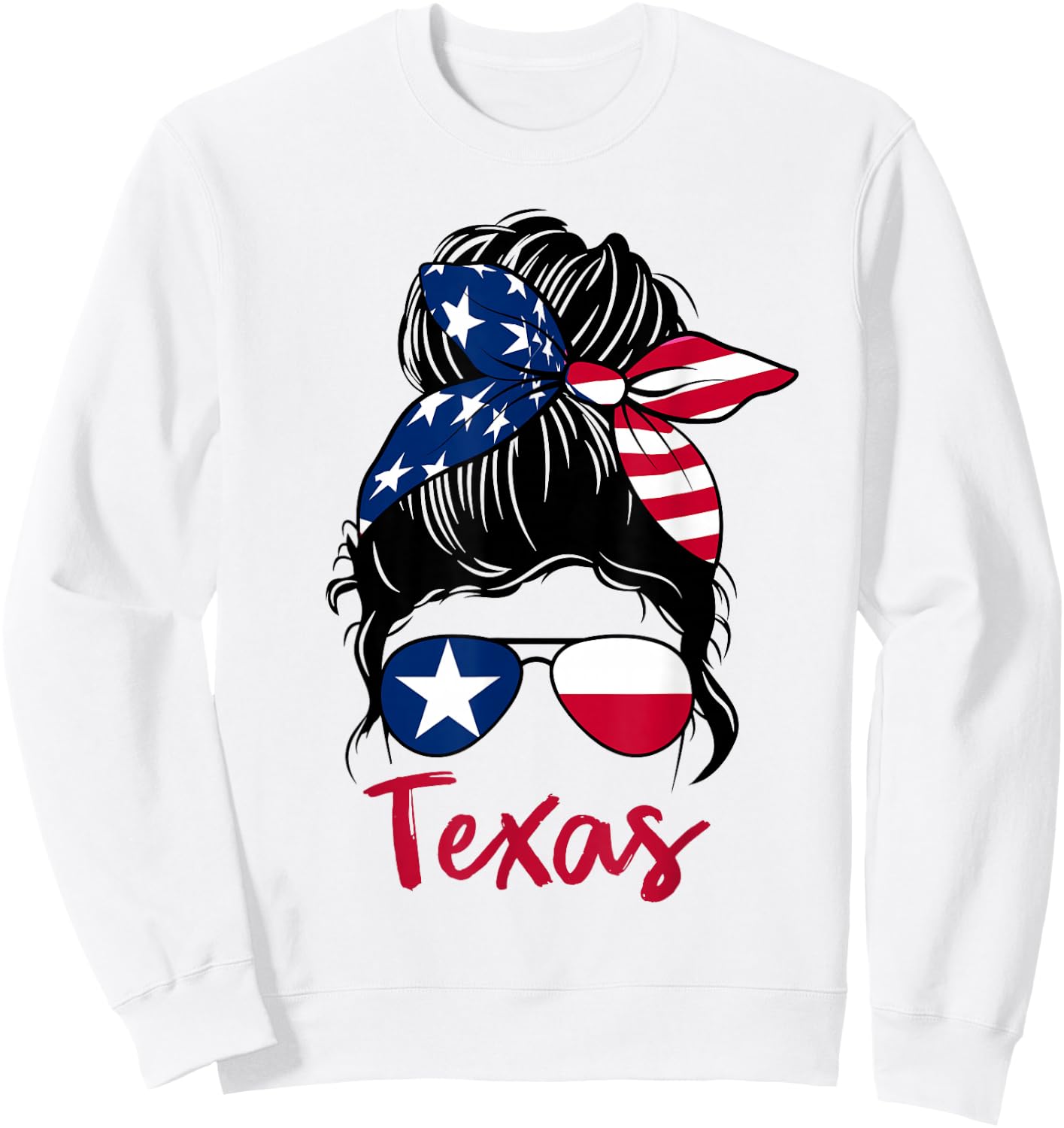 Texas graphic design for girls kid toodler Texan Sweatshirt - Sweatshirt | White