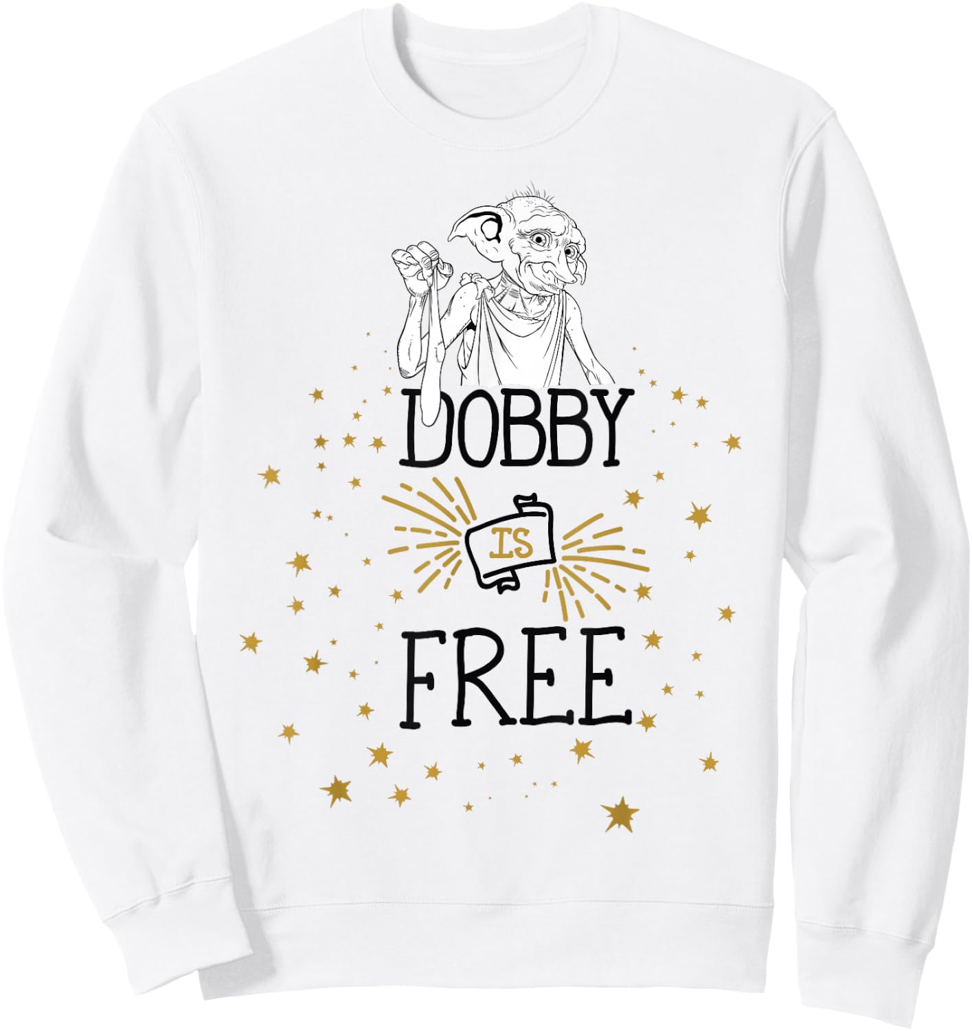 Harry Potter Dobby is Free Sweatshirt - Sweatshirt | White