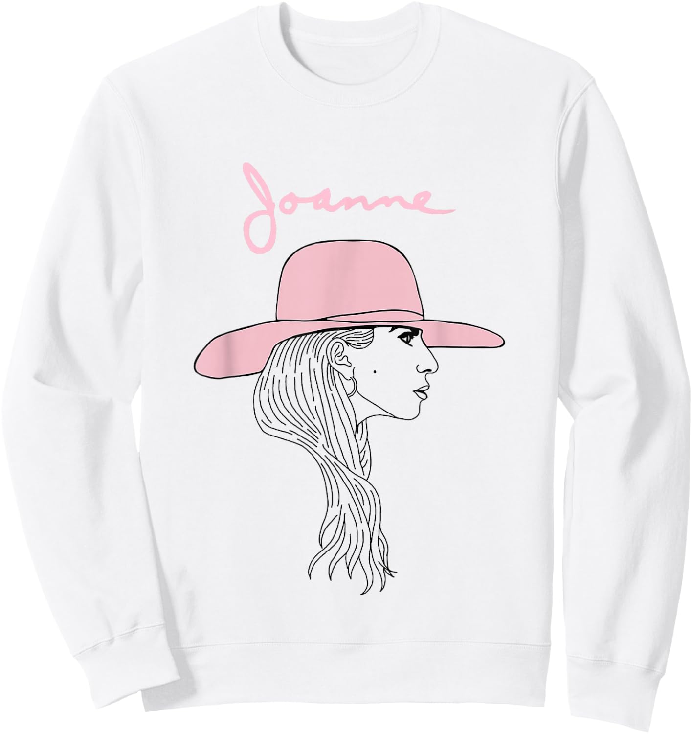 Lady Gaga Joanne Sketch Sweatshirt - Sweatshirt | White
