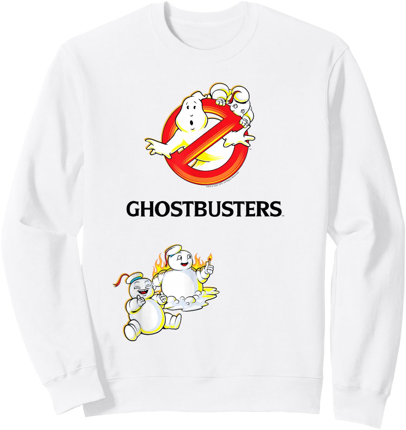 Ghostbusters: Frozen Empire No Ghost Stay Puft Takeover Sweatshirt - Sweatshirt | White