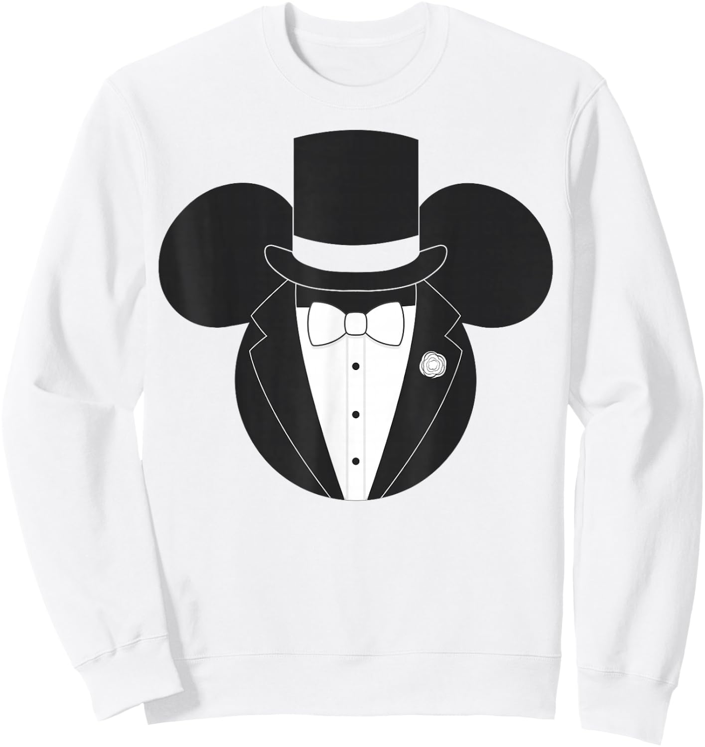 Disney Mickey and Friends Mickey Groom Sweatshirt - Sweatshirt | White