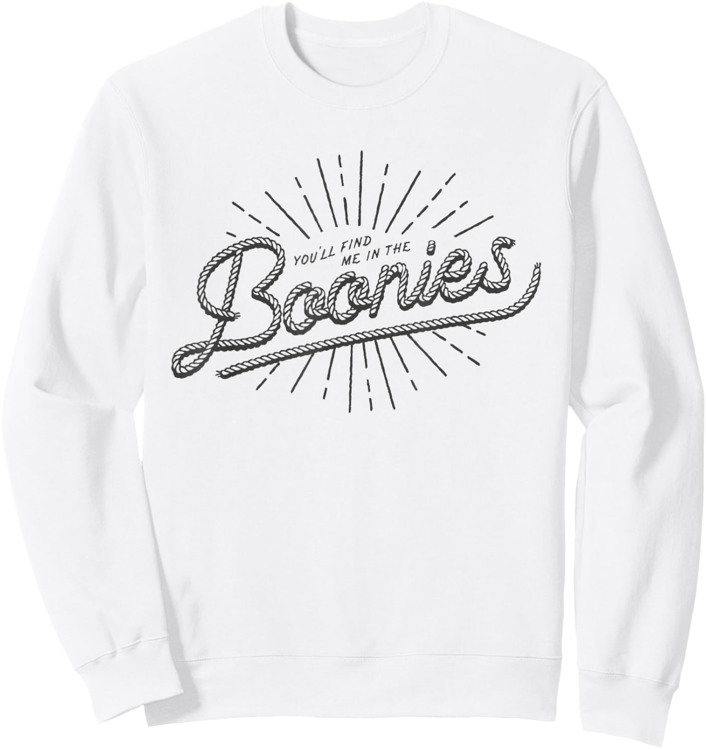 In The Boonies, Country life Sweatshirt - Sweatshirt | White