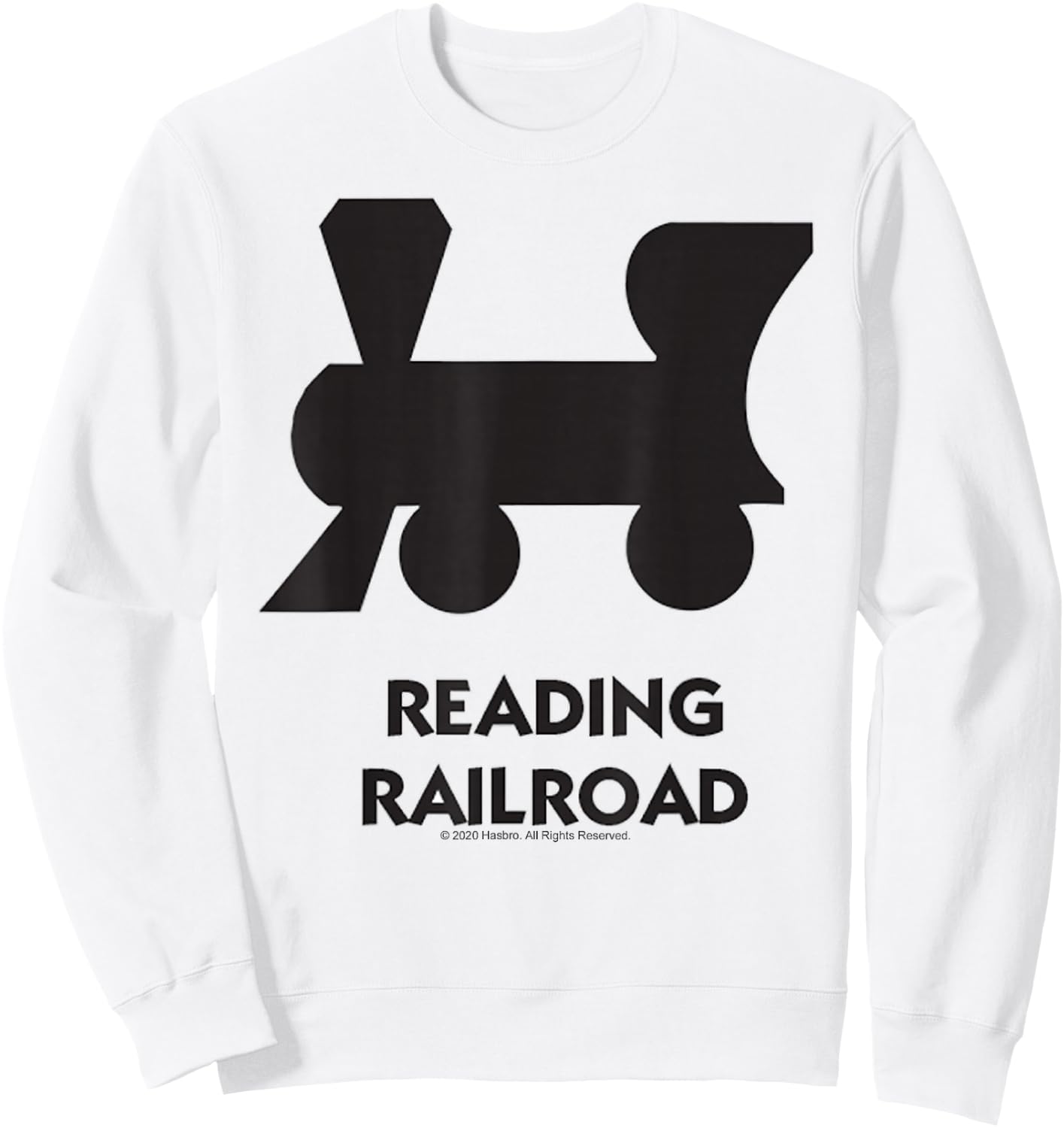 Monopoly Reading Railroad Sweatshirt - Sweatshirt | White
