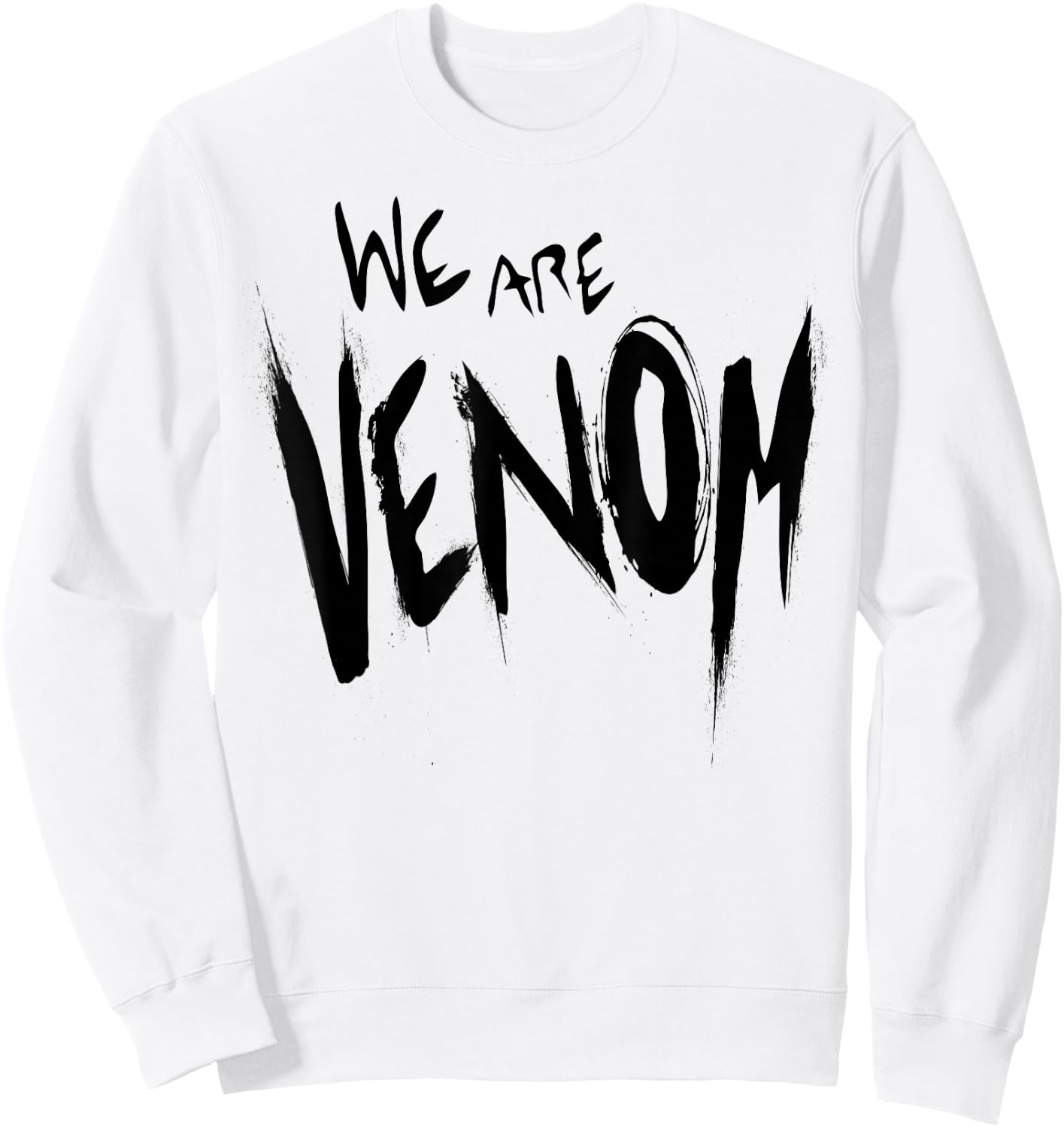 Marvel We Are Venom Large Text Sweatshirt - Sweatshirt | White