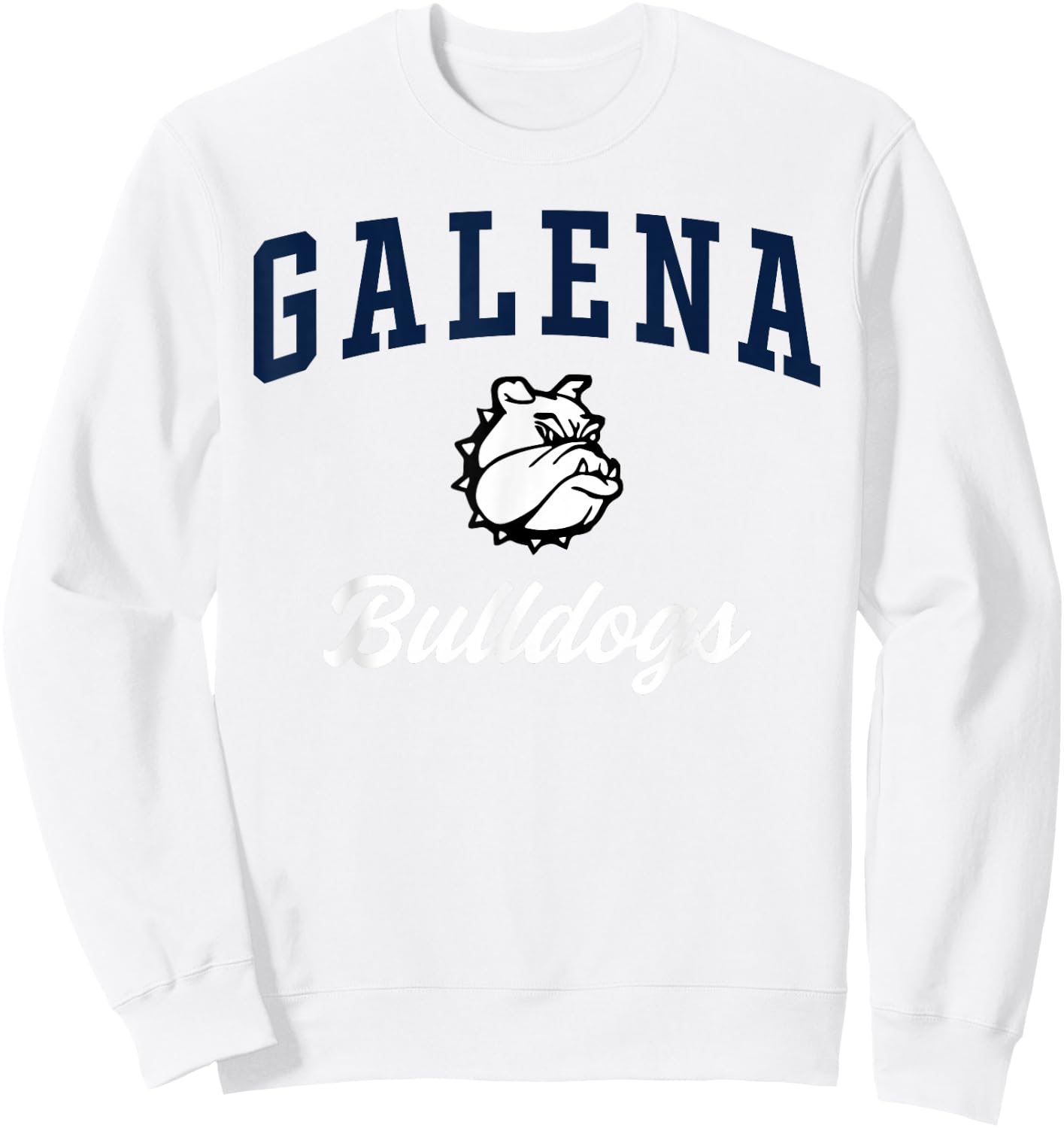 Galena High School Bulldogs Sweatshirt - Sweatshirt | White