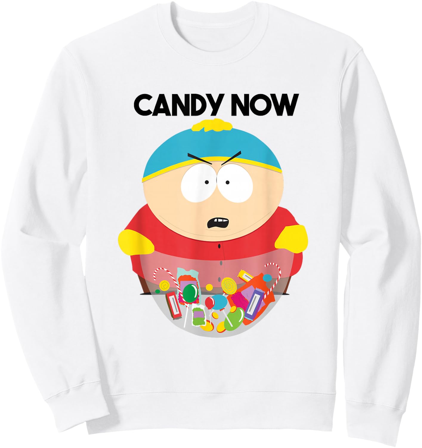 Cartman, Candy Now! Sweatshirt - Sweatshirt | White