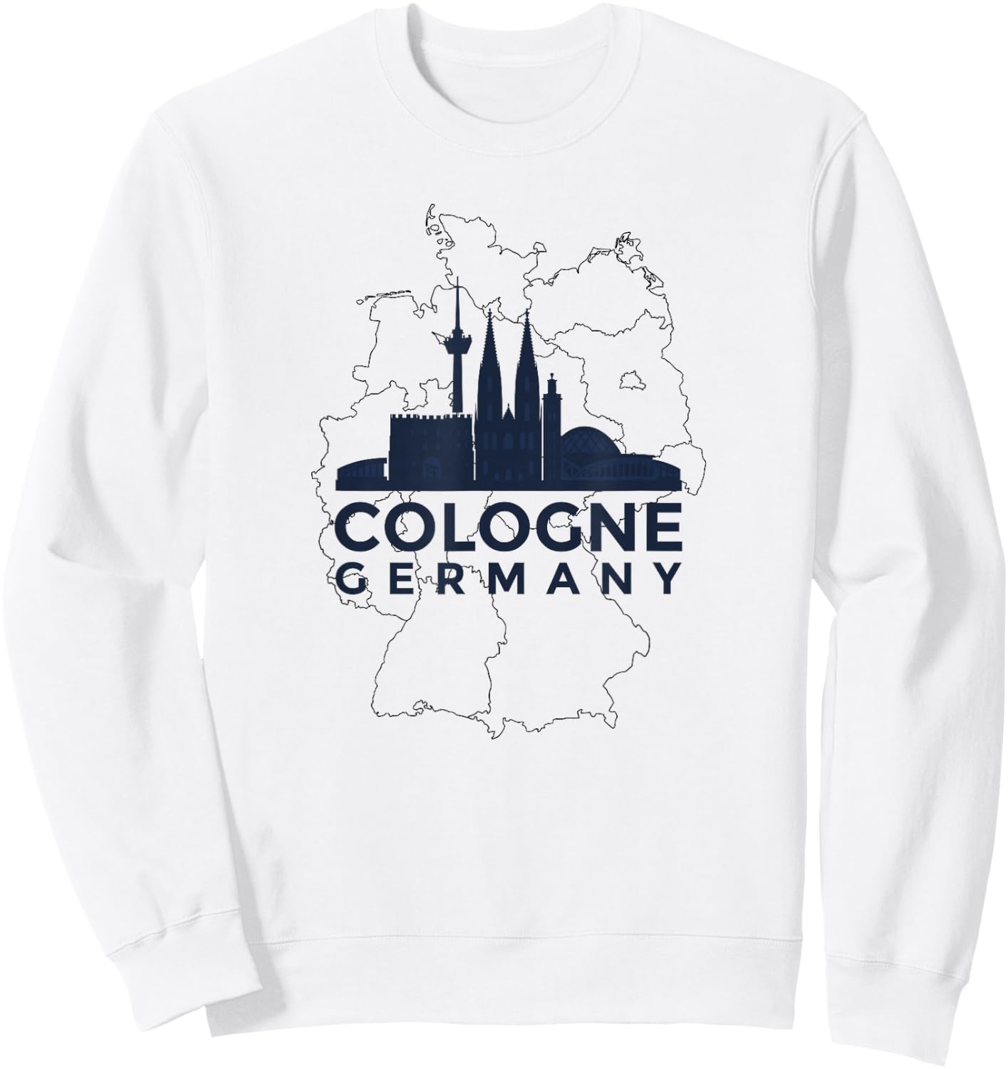 Cologne Germany, Cologne, German Sweatshirt - Sweatshirt | White
