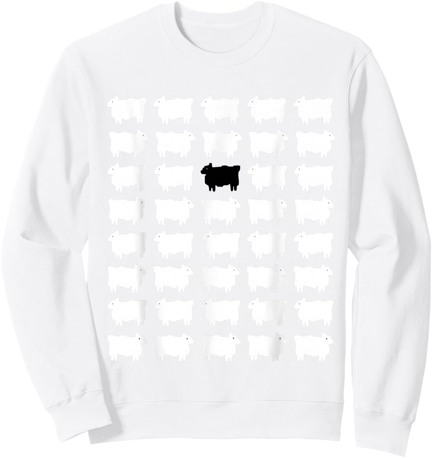 Princess Diana Black Sheep Sweater Design Memorabilia Sweatshirt - Sweatshirt | White